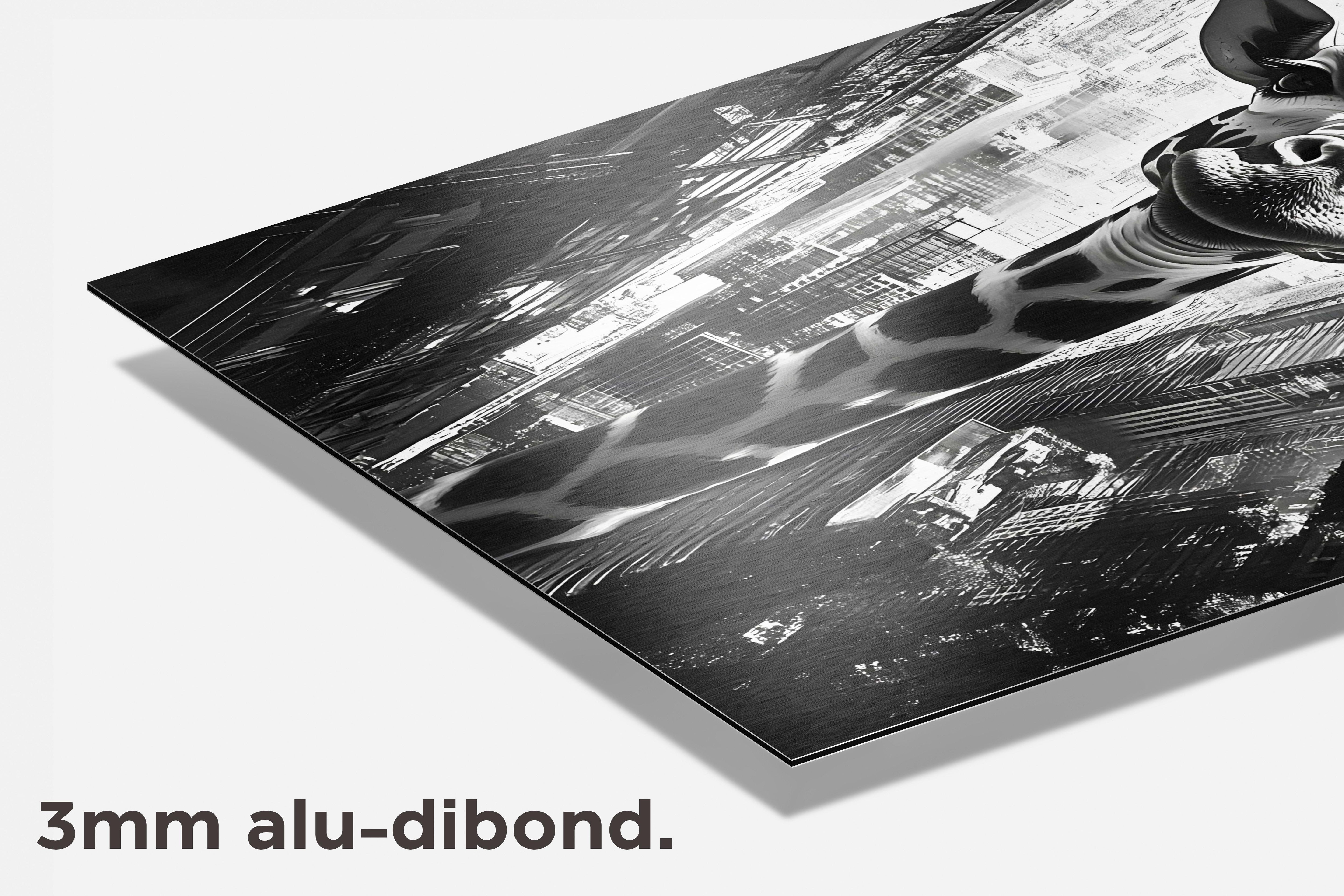Giraffe dibond detail