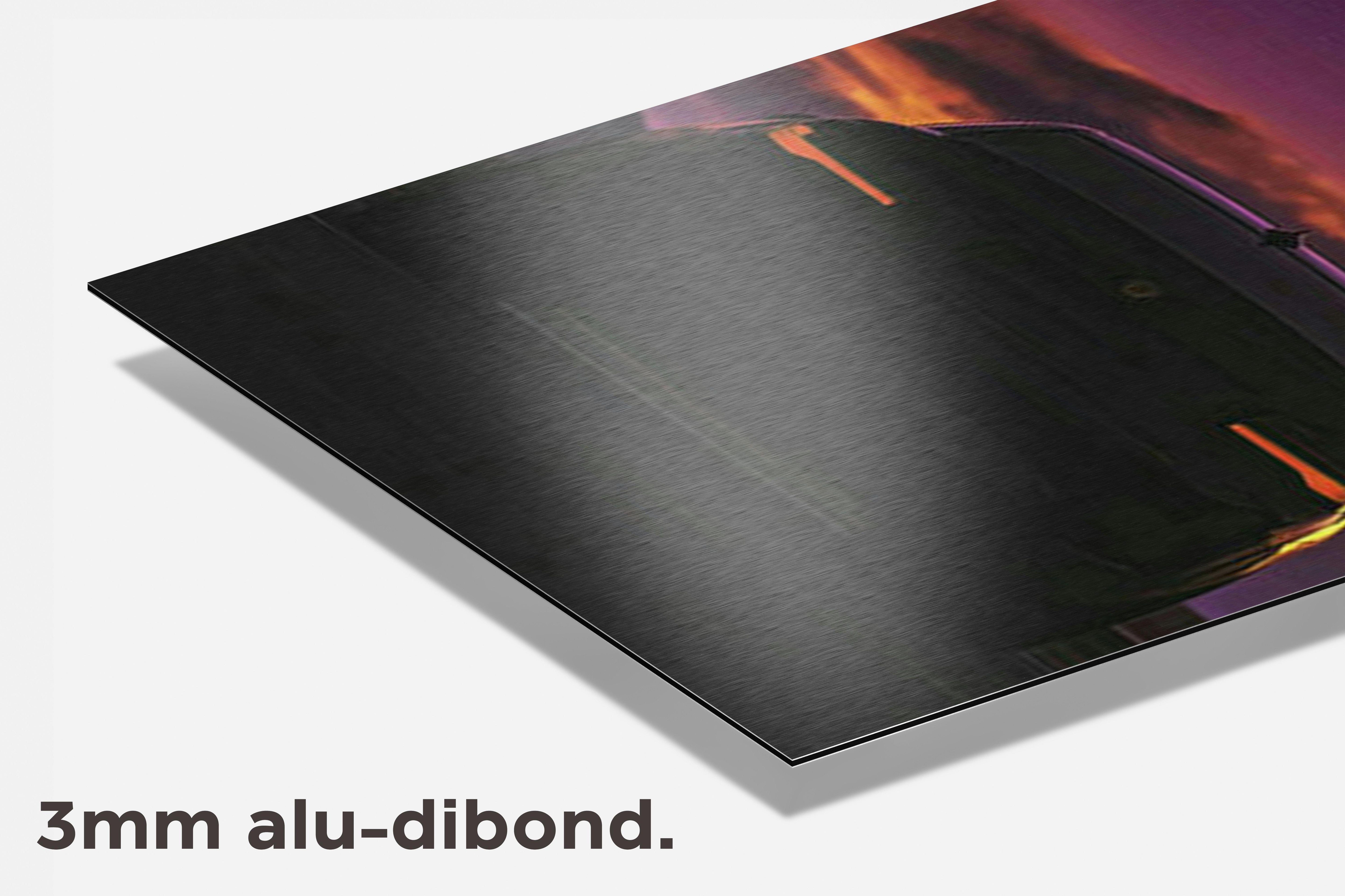 Auto Alpine Poster dibond detail