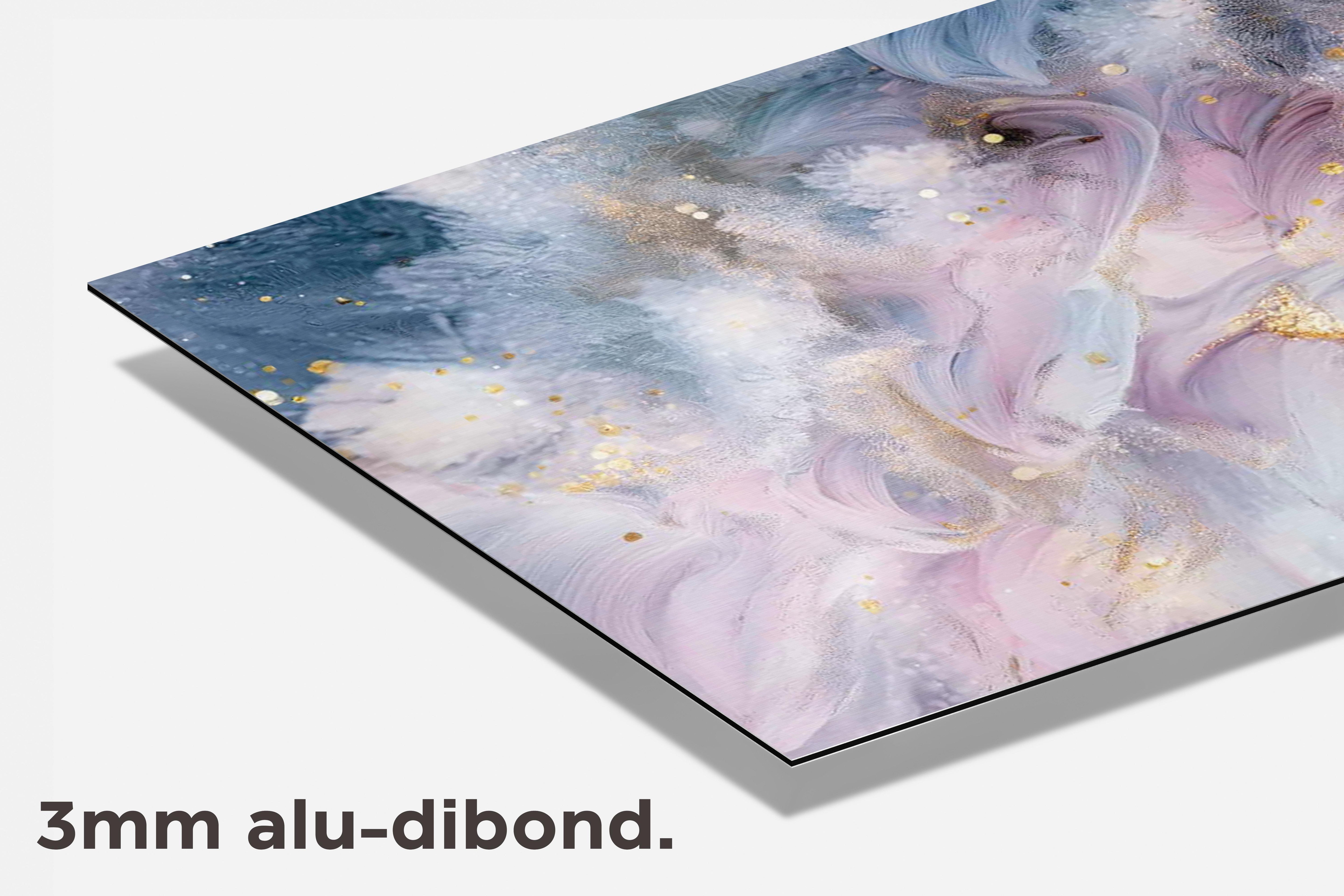 Abstracte Kerstboom dibond detail