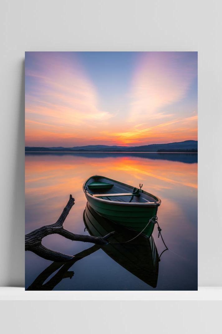 Boat Lake poster van 25 Artstreet