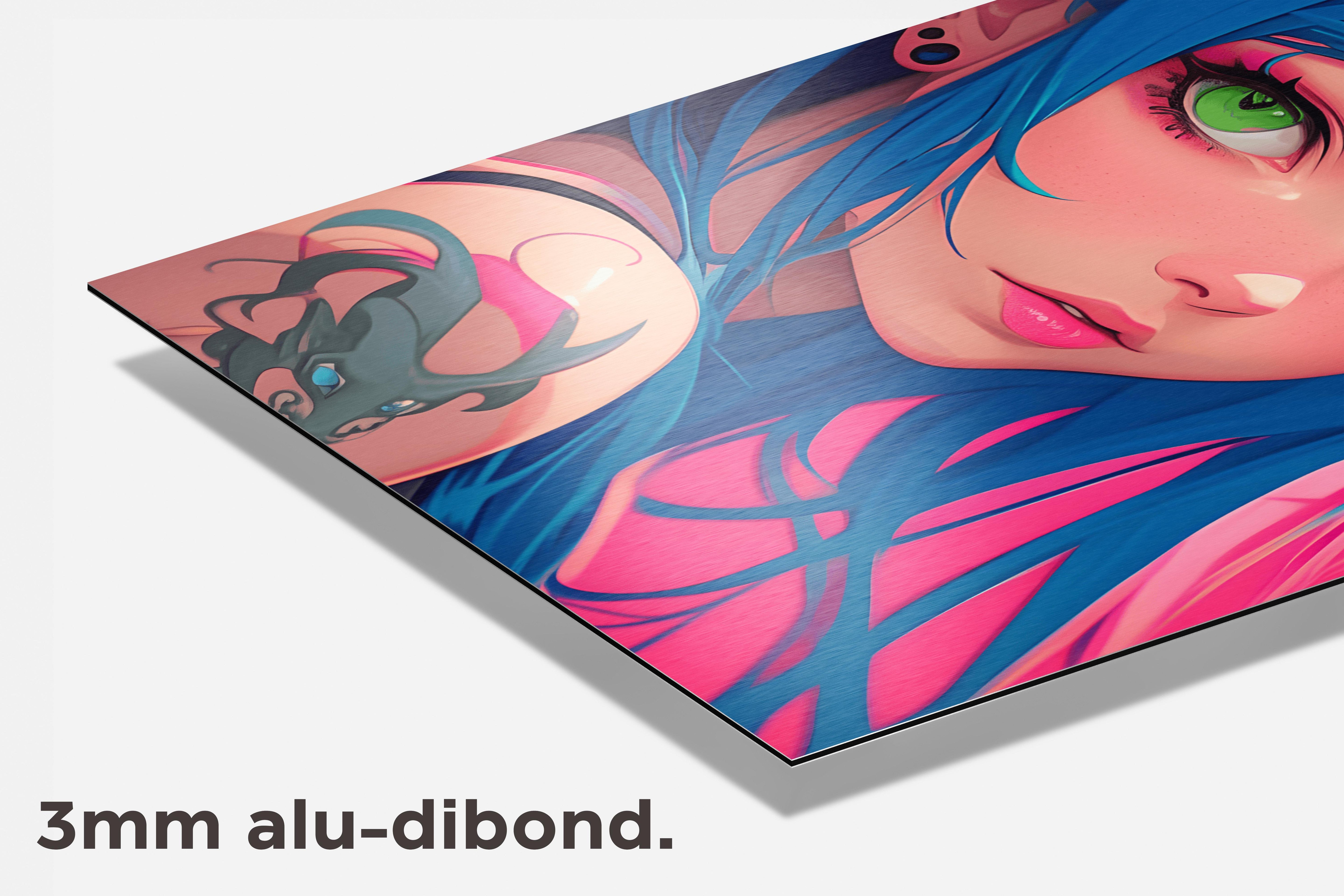 Draak Tattoo dibond detail