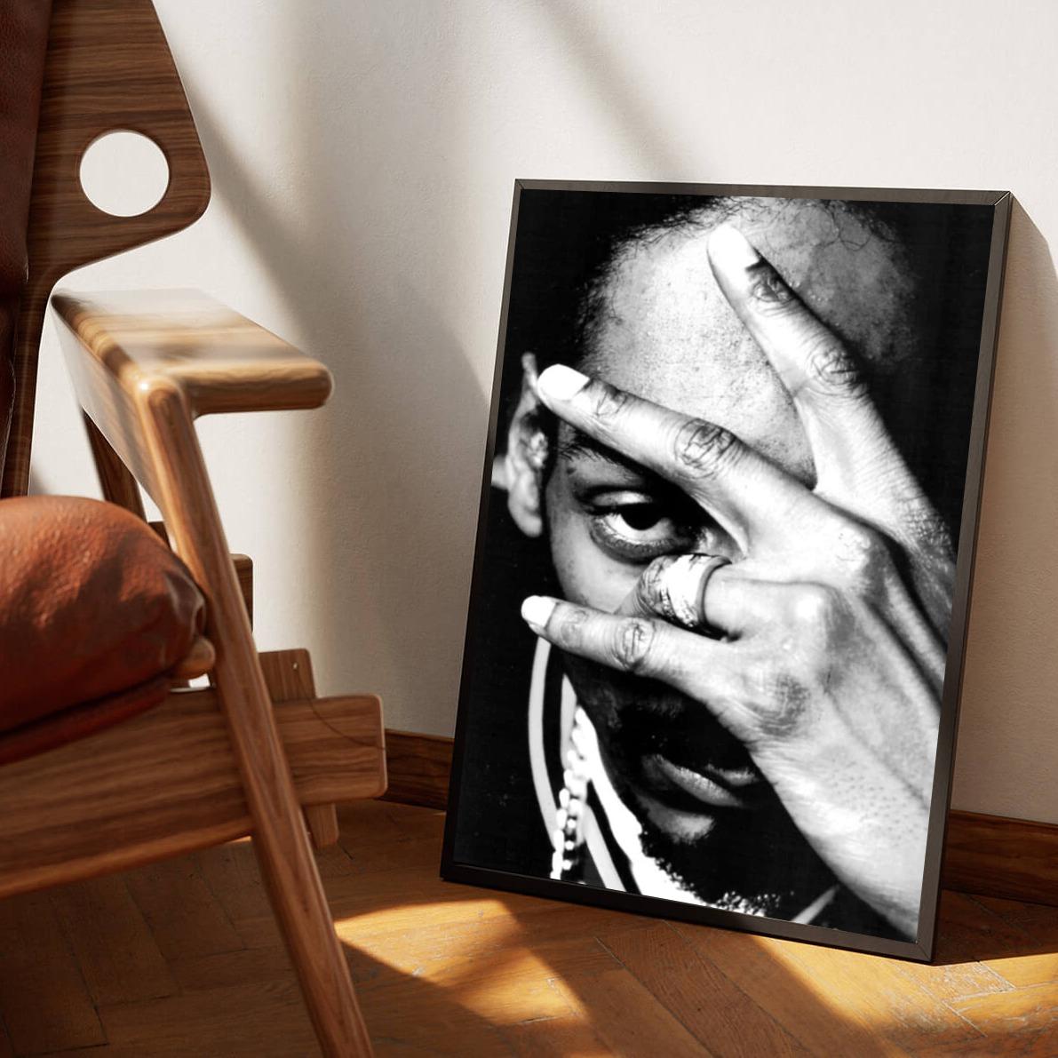 Snoop Dogg B&W poster sfeerbeeld 1