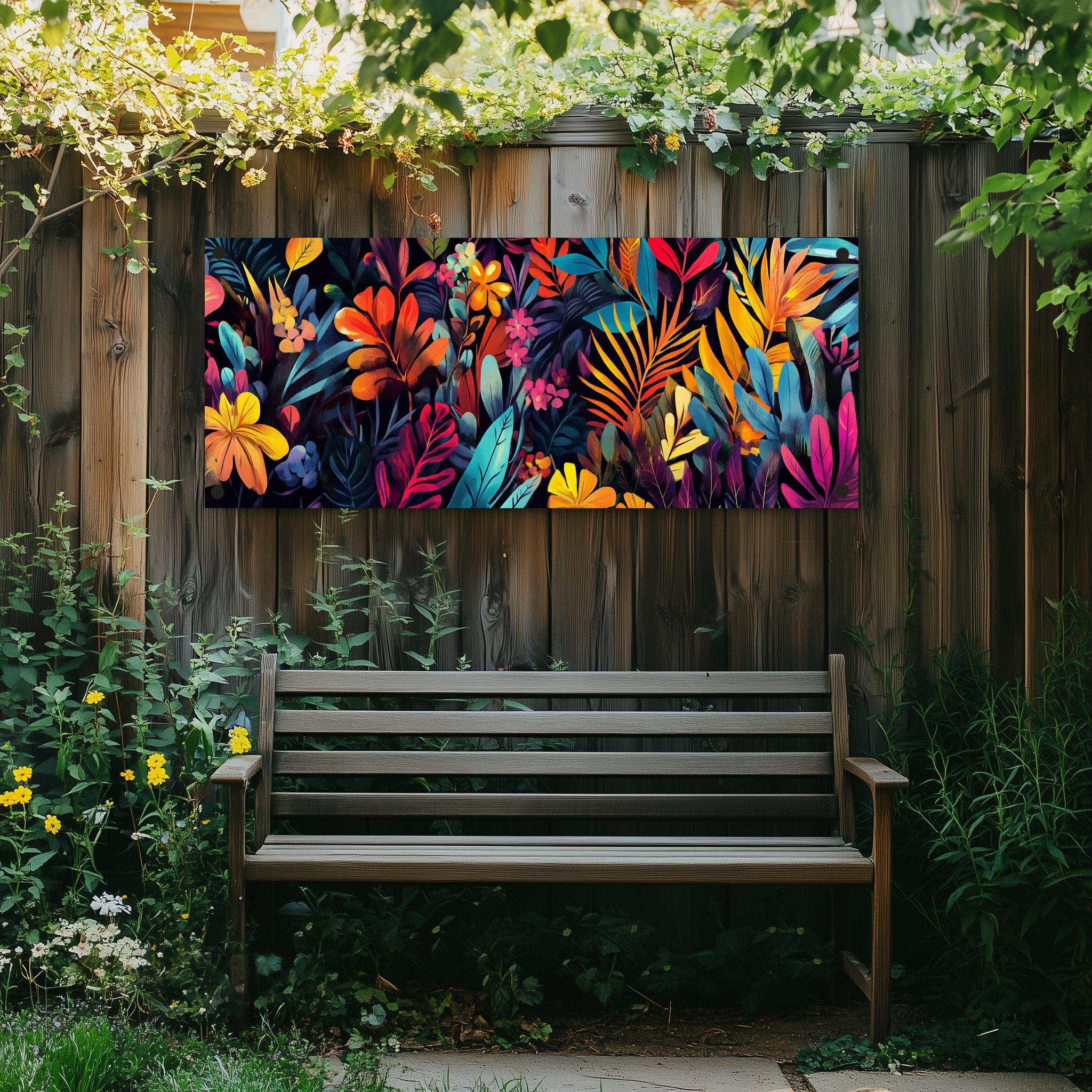 Tuinposter Tropische Planten sfeerbeeld 1