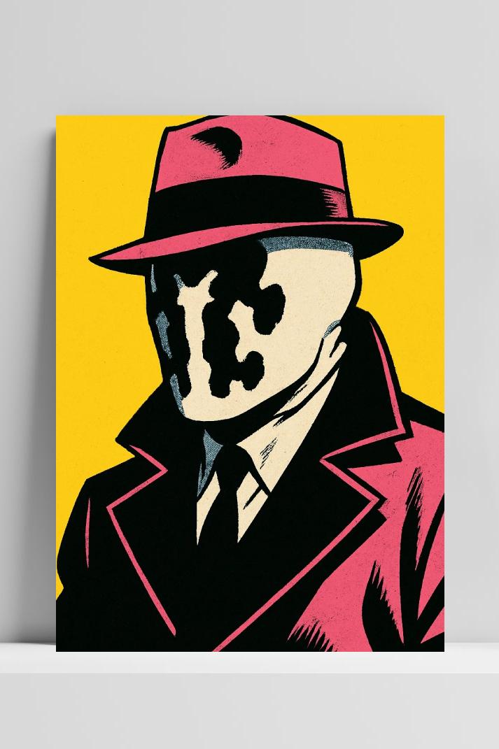 Rorschach Watchmen Comic Film in interieur