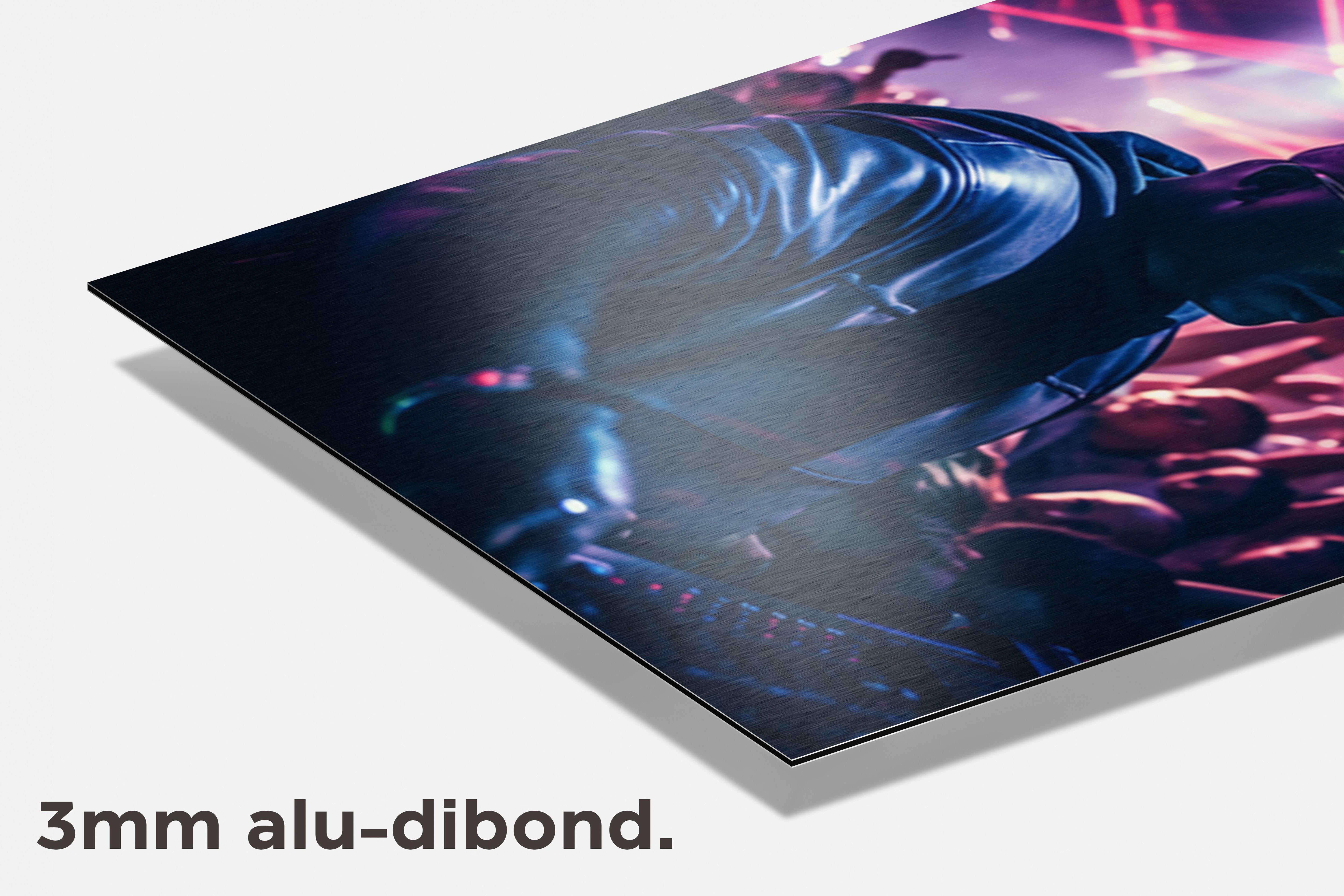 Carl Cox dibond detail