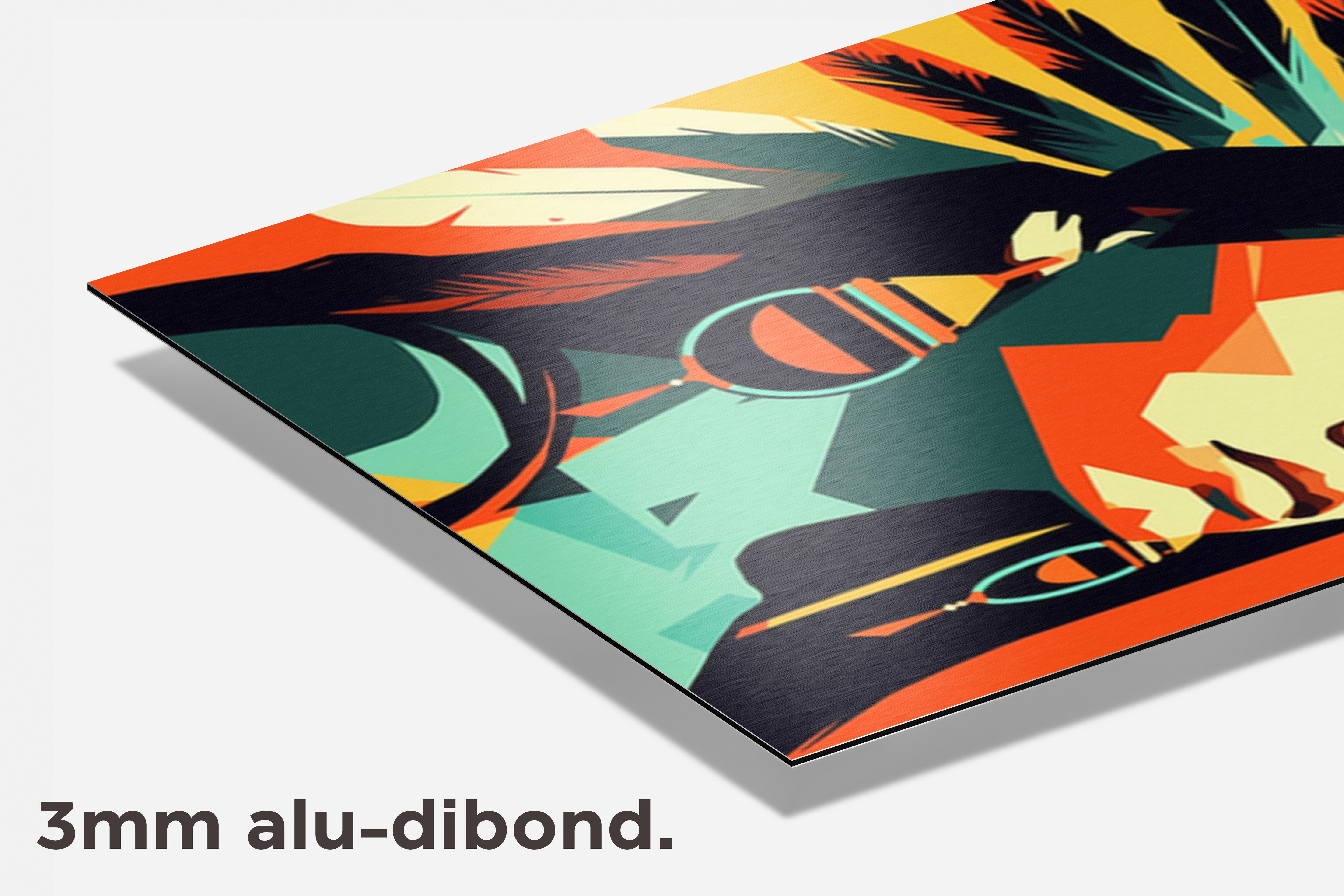 Indiaan dibond detail