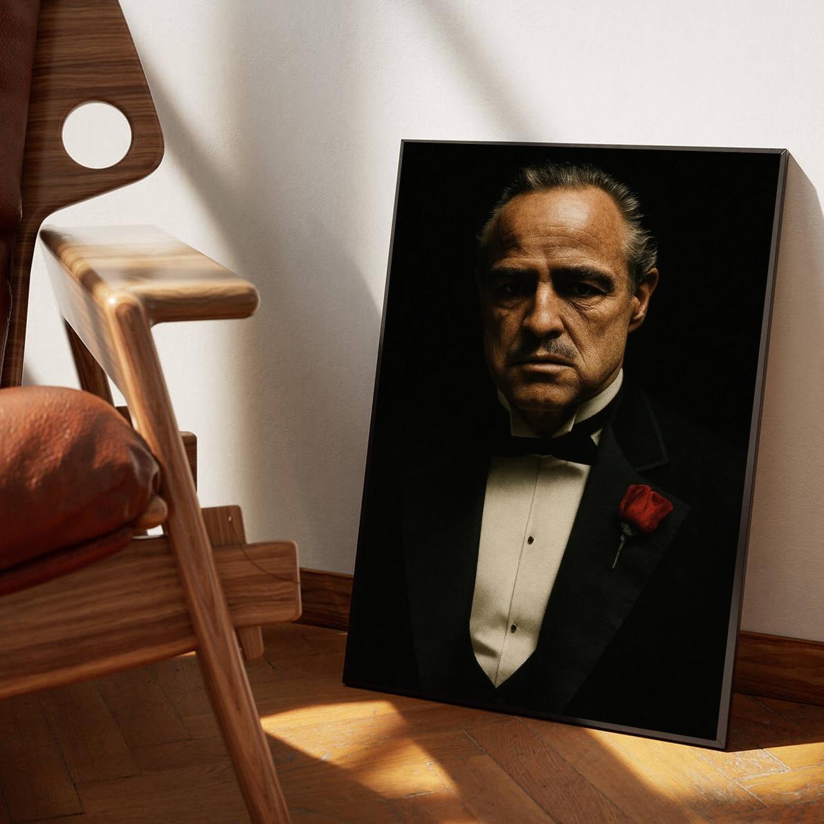 Don Corleone The Godfather poster sfeerbeeld 1