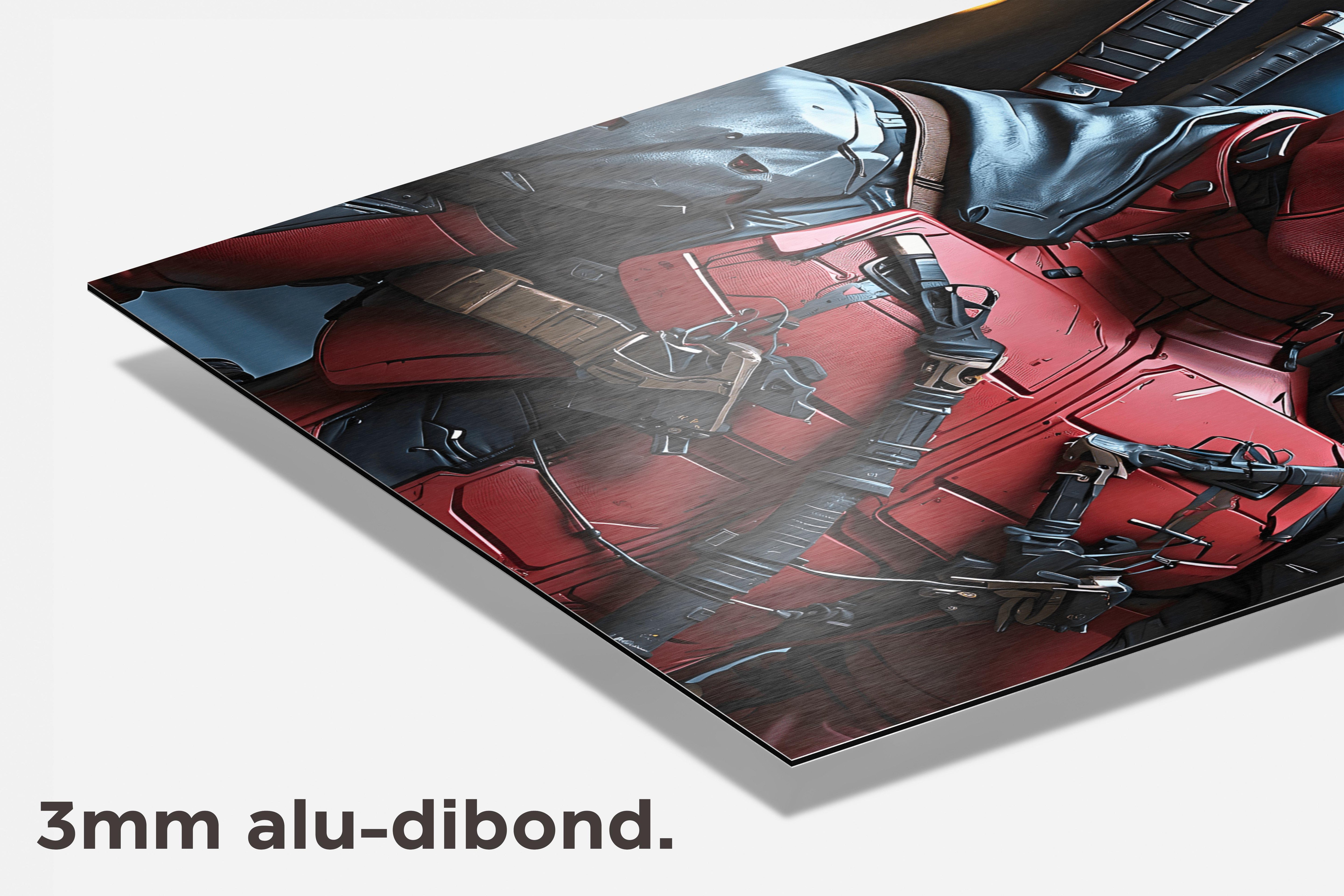 Deadpool dibond detail