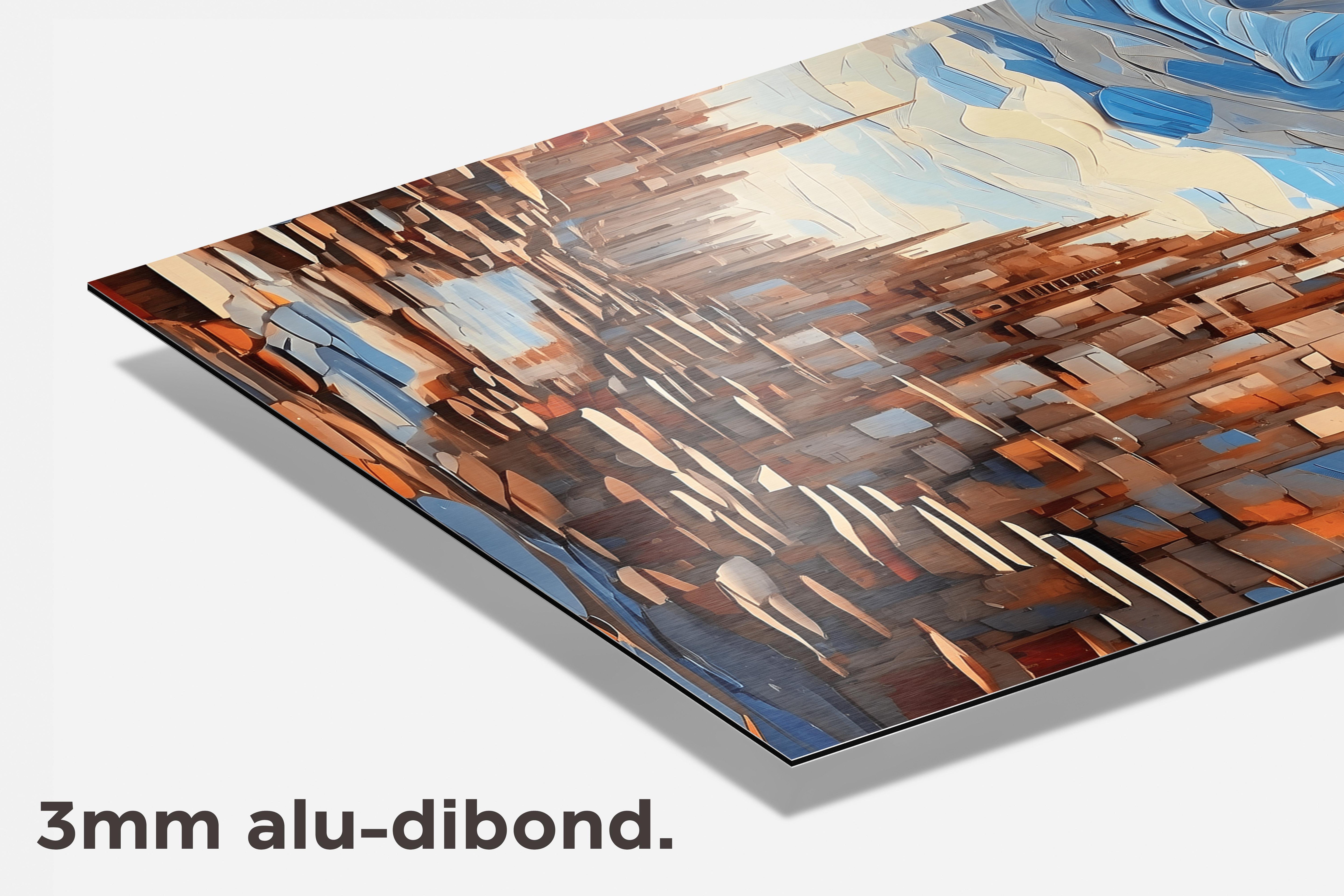 Stad van Papier dibond detail