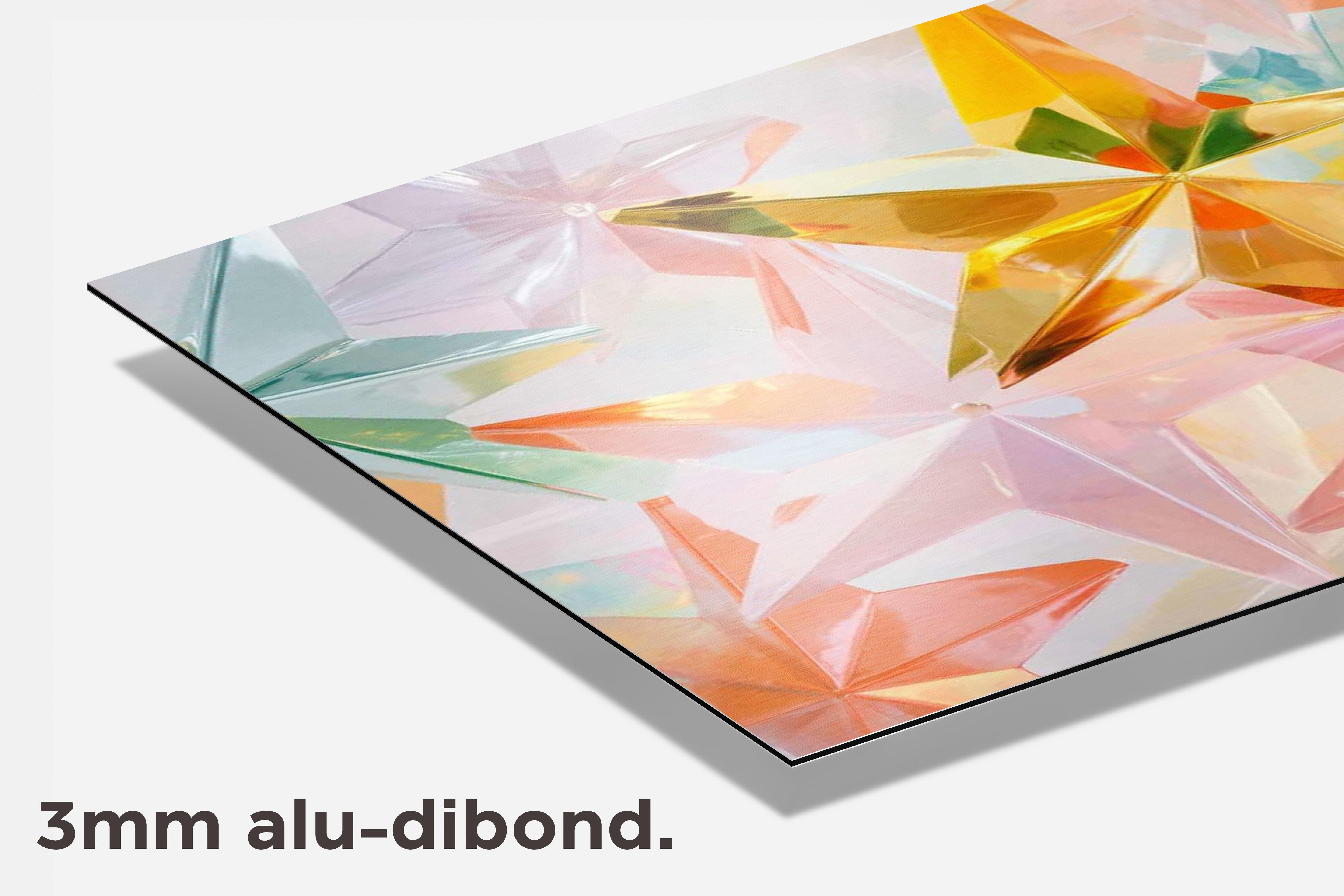 Kerststerren dibond detail