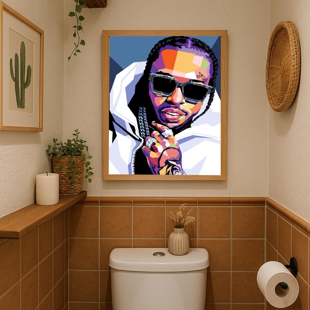 Pop Smoke Pop Art poster sfeerbeeld 3