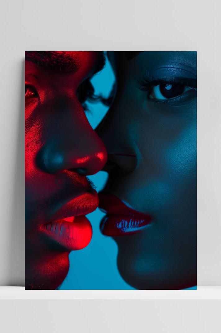Koppel Portret op 3mm aluminium dibond