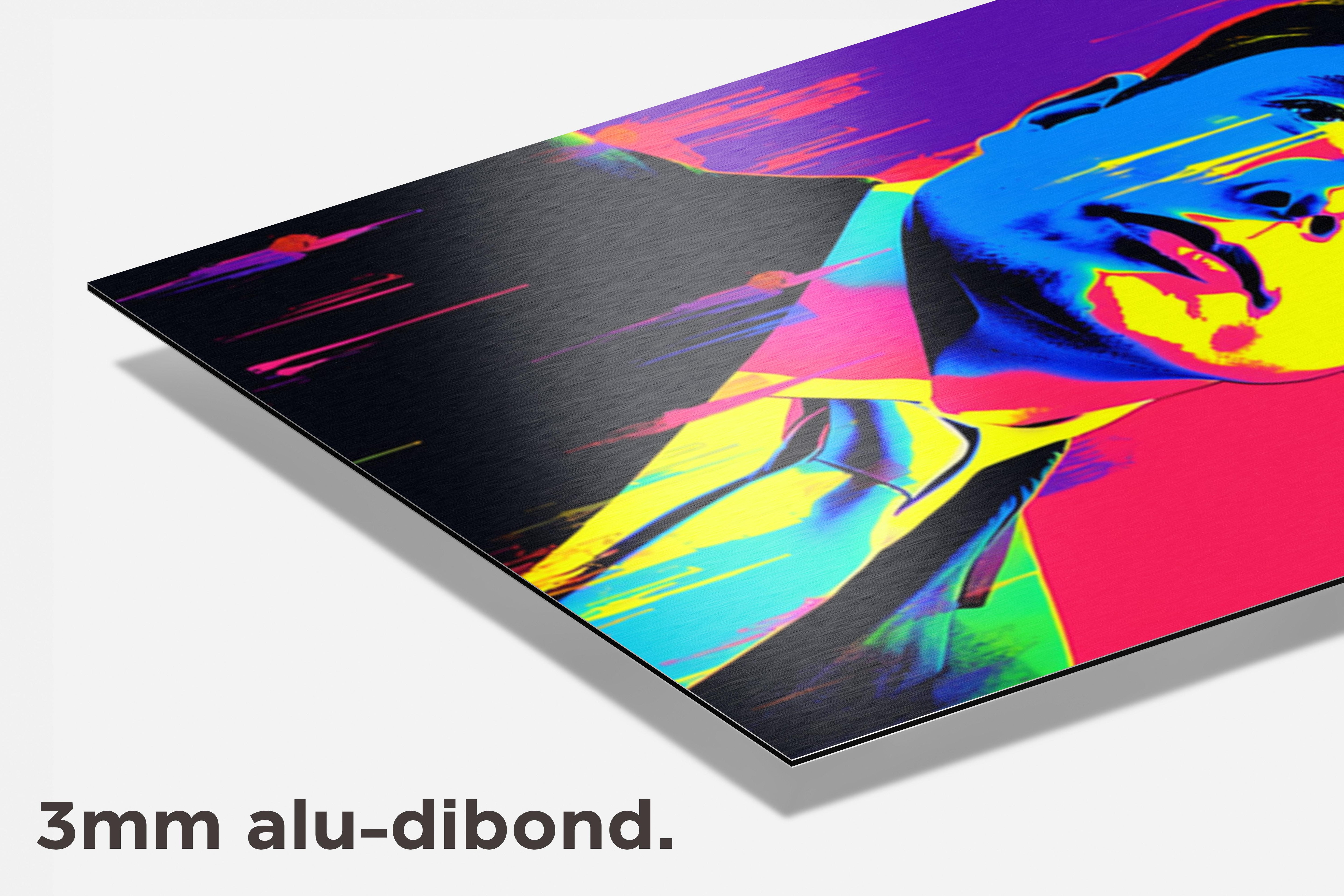 Elon Musk Poster dibond detail