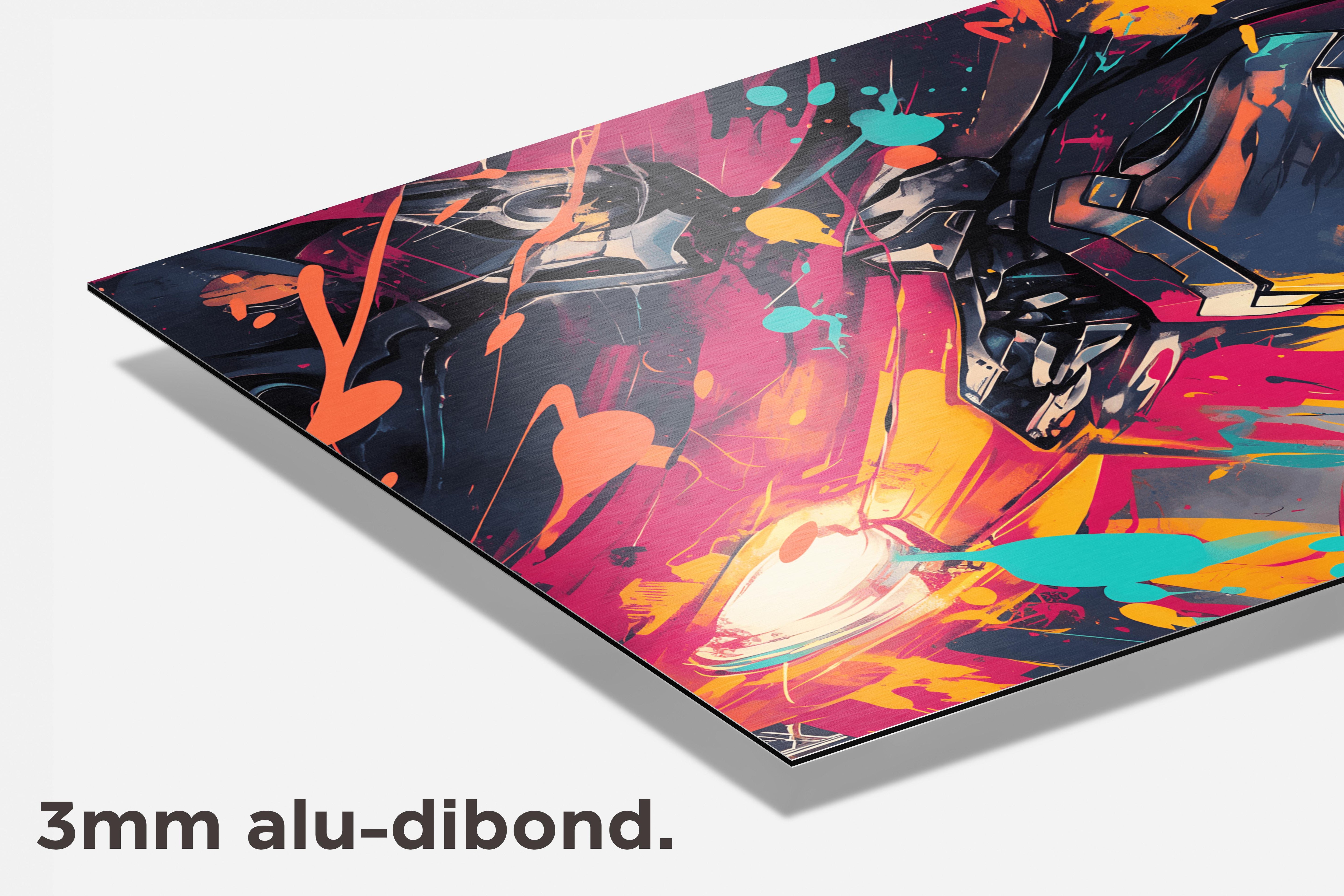 Ironman dibond detail