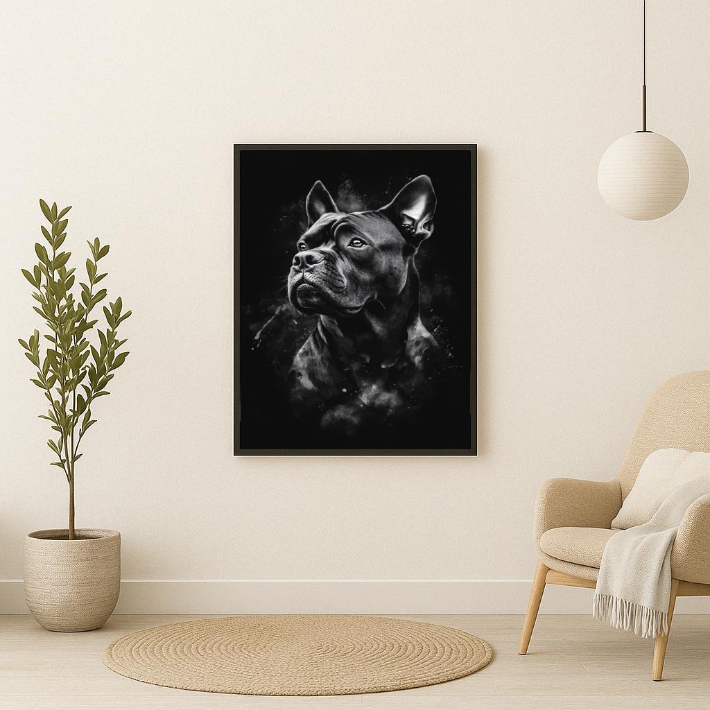 Cane Corso B&W poster sfeerbeeld 2