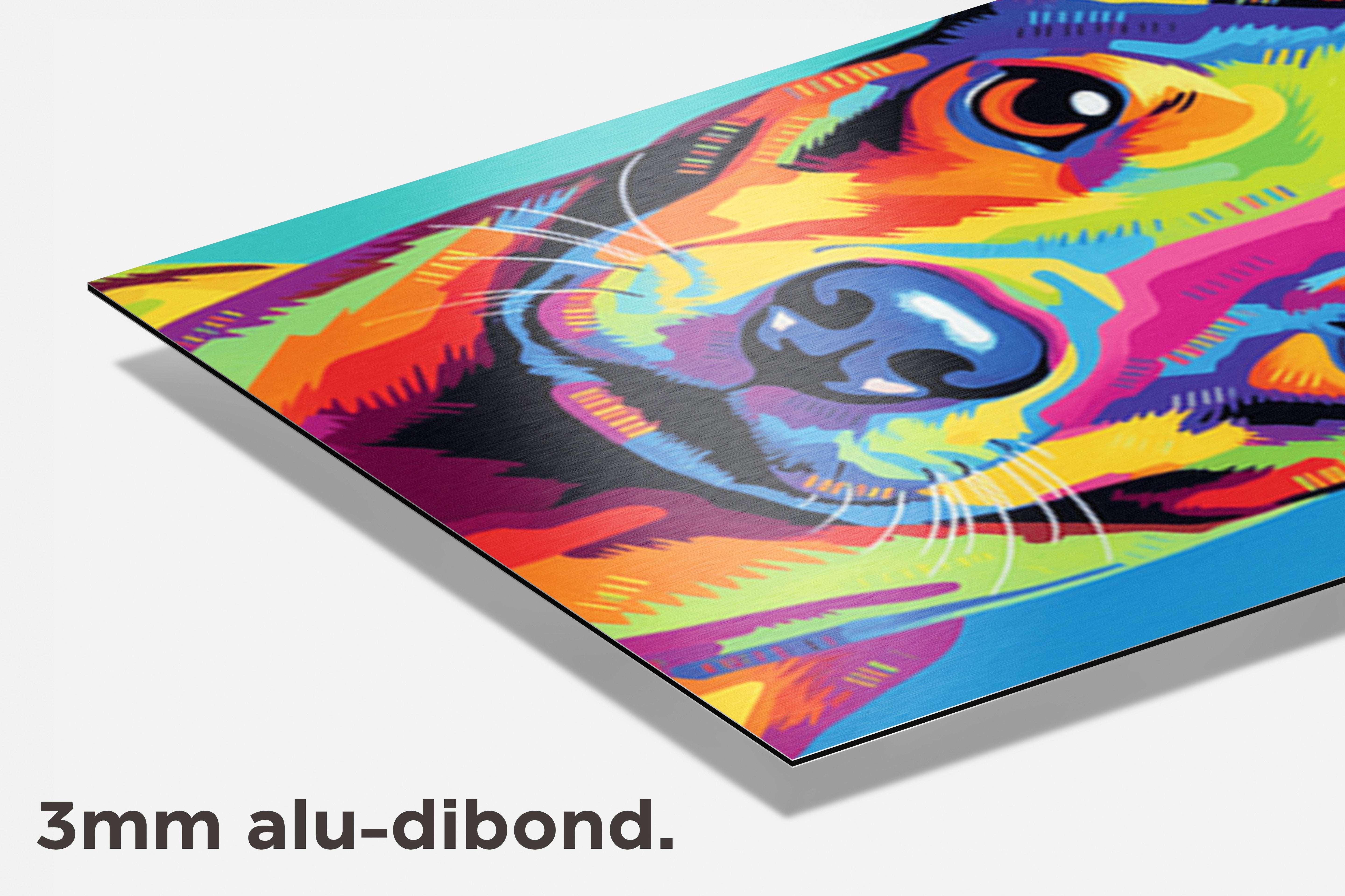 Jack Russel dibond detail