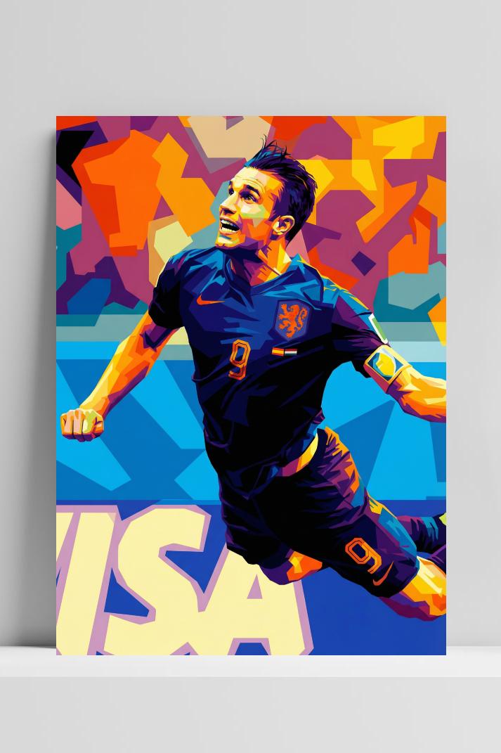 Robin van Persie Flying Dutchman in interieur