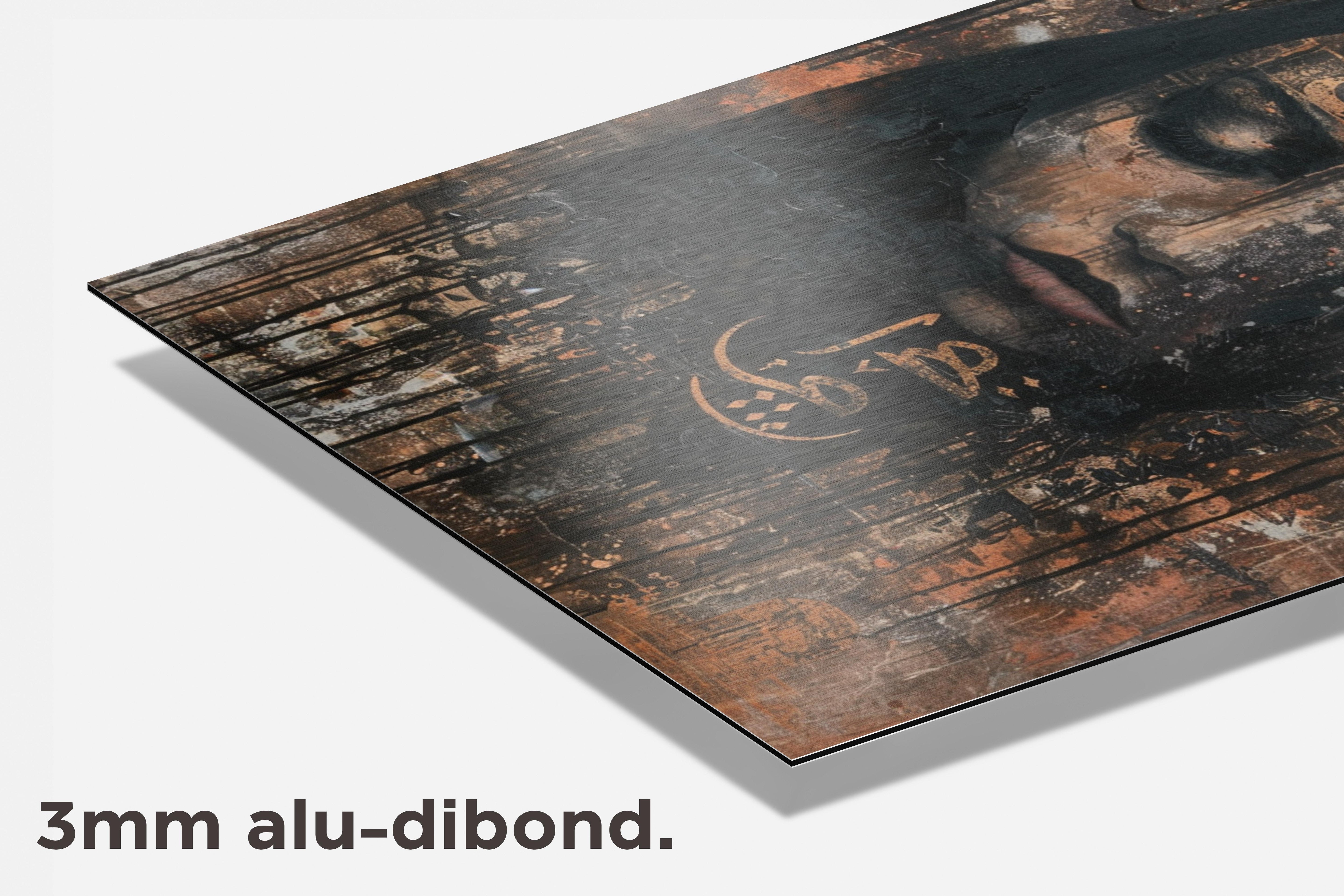 Arabisch Portret dibond detail