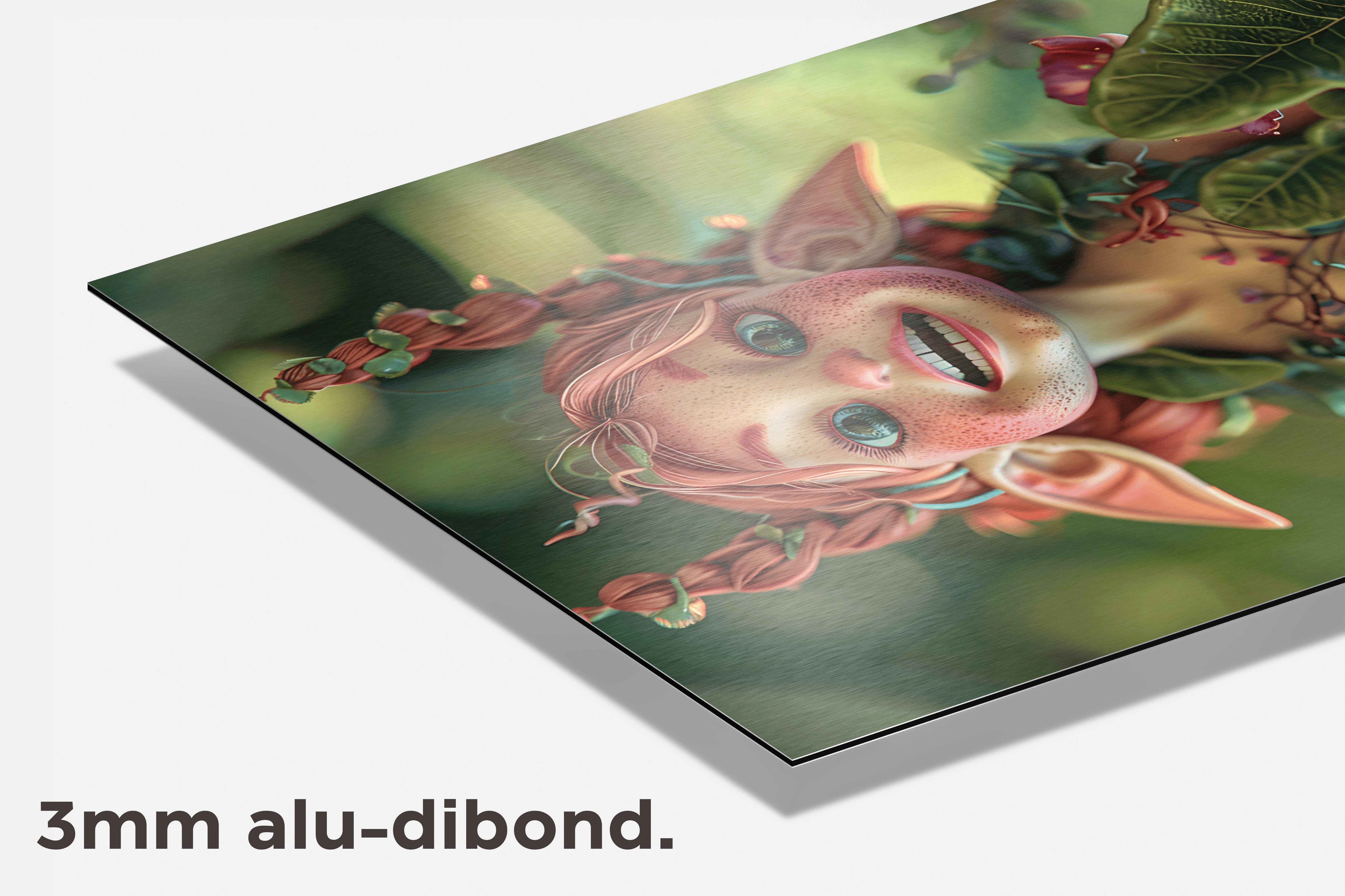 Hangende Elf dibond detail