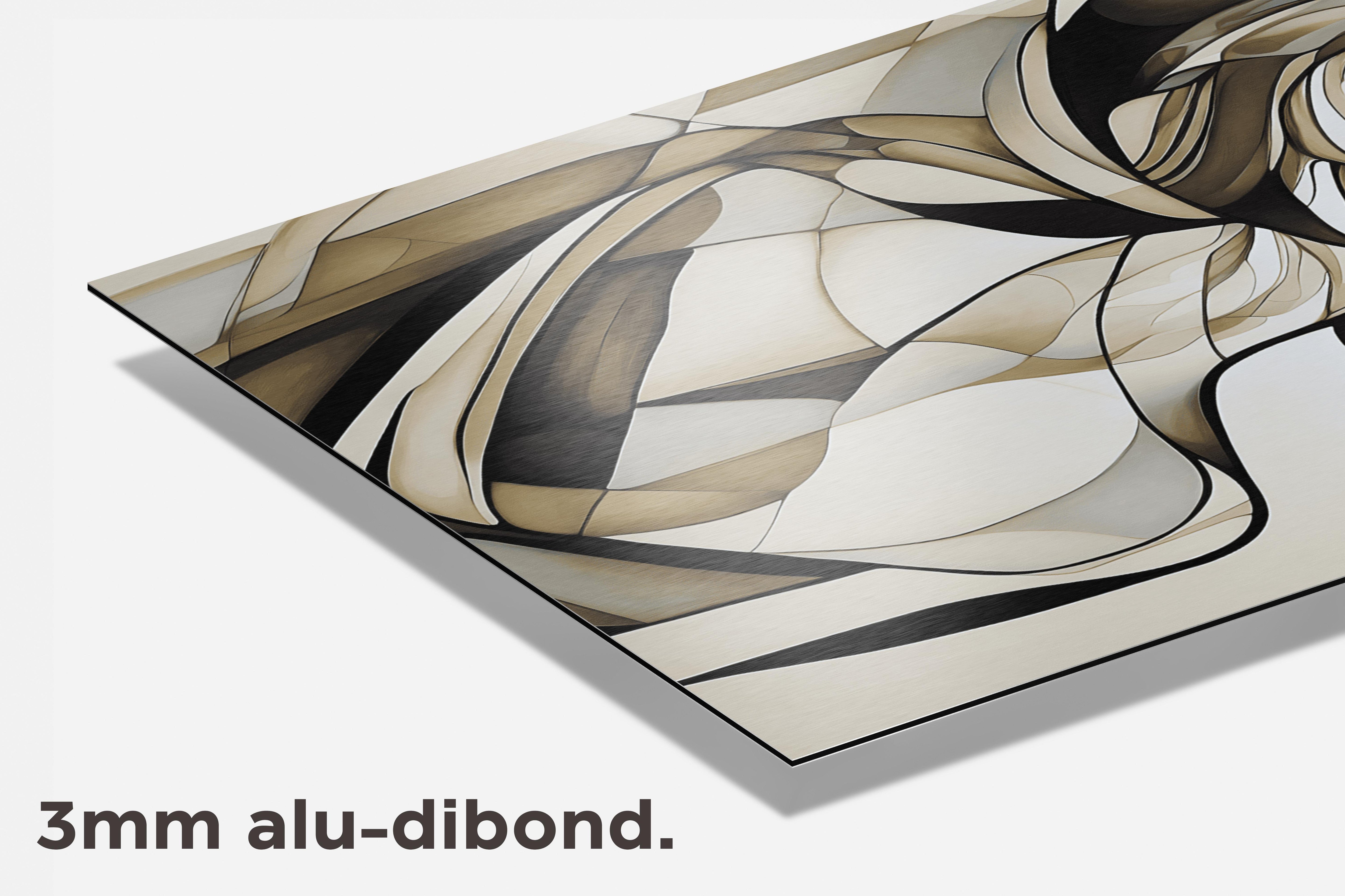 Hoofddoek Abstracte Kunst dibond detail