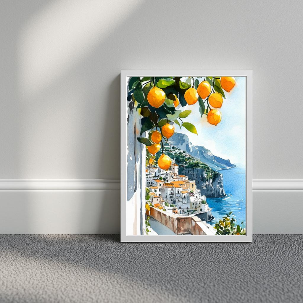 Amalfi Aquarel poster sfeerbeeld 3