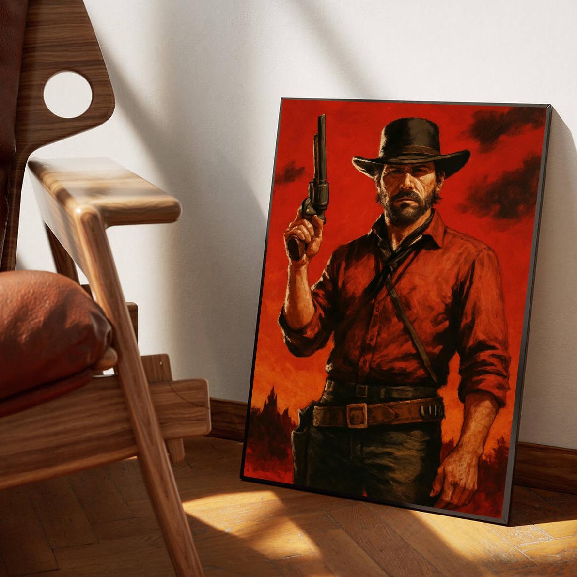 Arthur Morgan Red Dead Redemption 2 poster sfeerbeeld 1