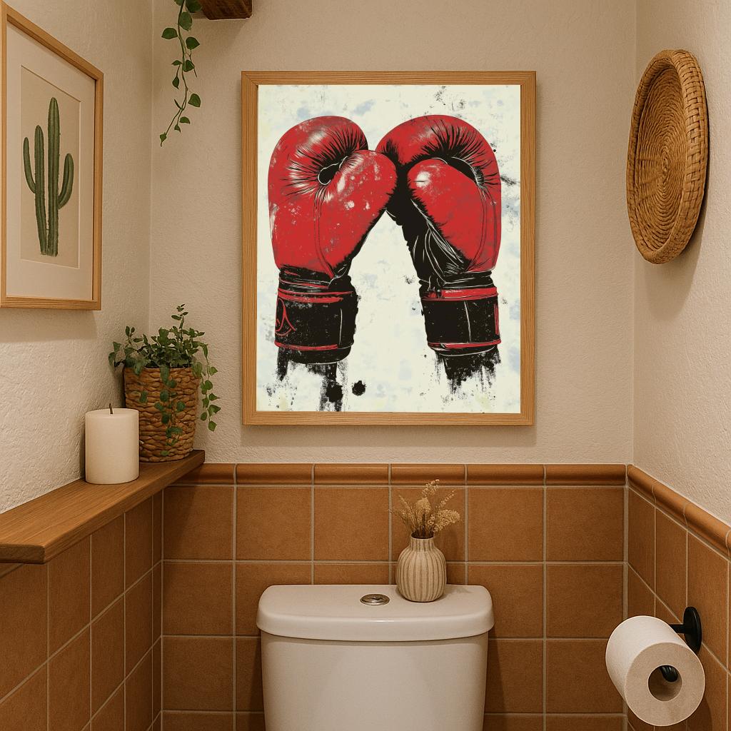 Boxing Vintage poster sfeerbeeld 3