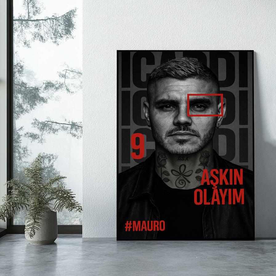 Mauro Icardi Aşkın Olayım poster sfeerbeeld 1