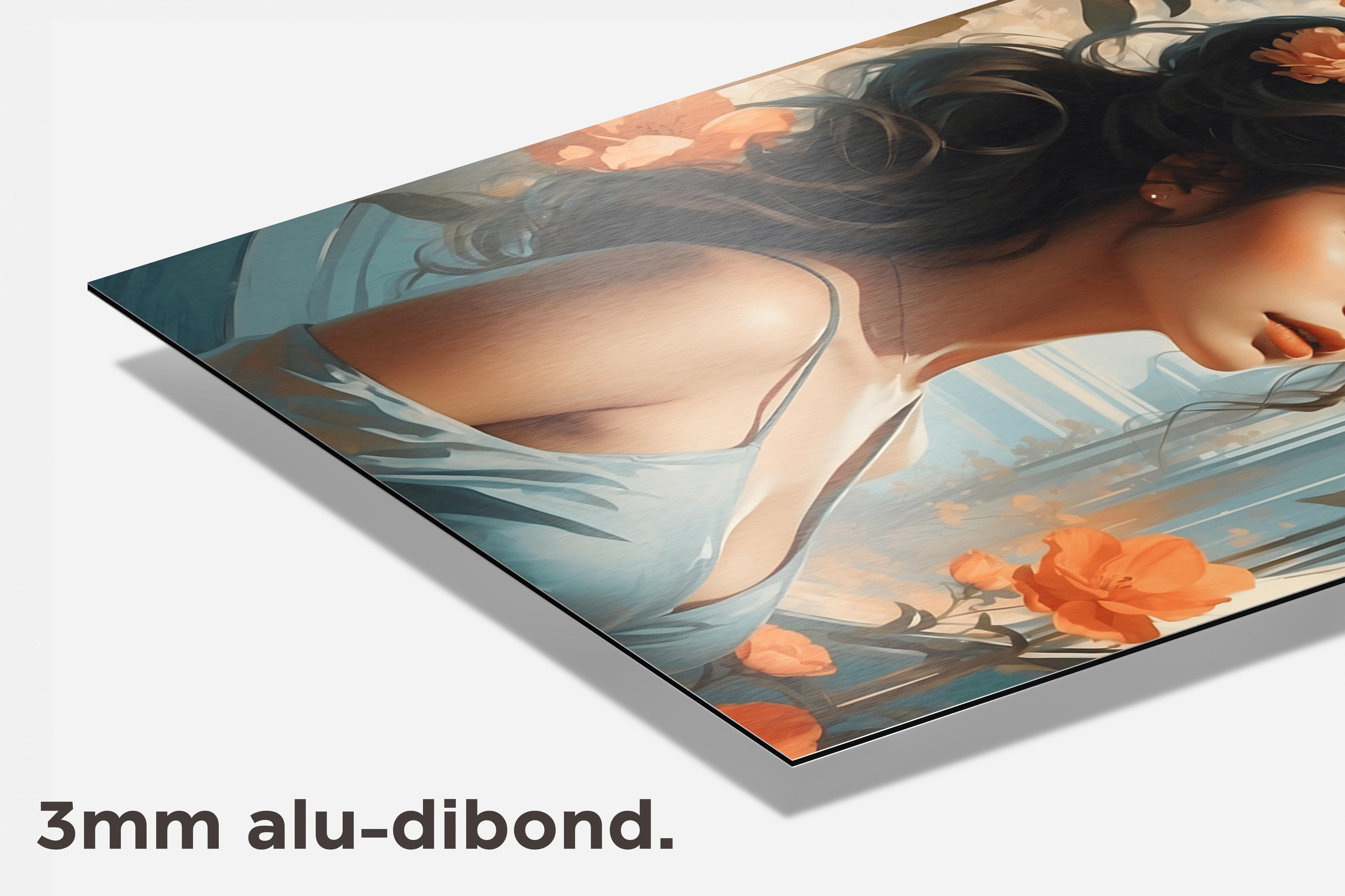 Oriental Vrouw dibond detail