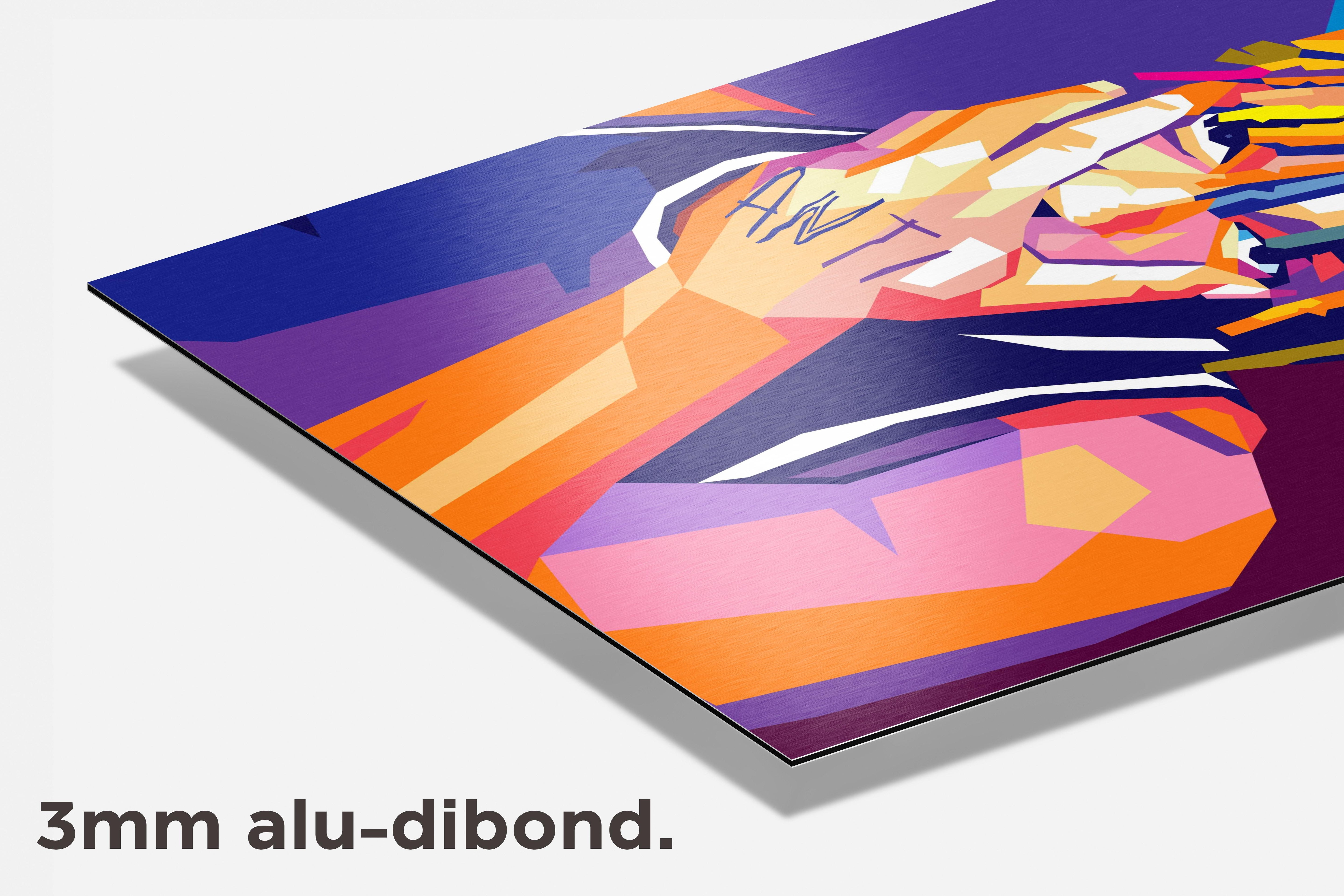Juice WRLD dibond detail