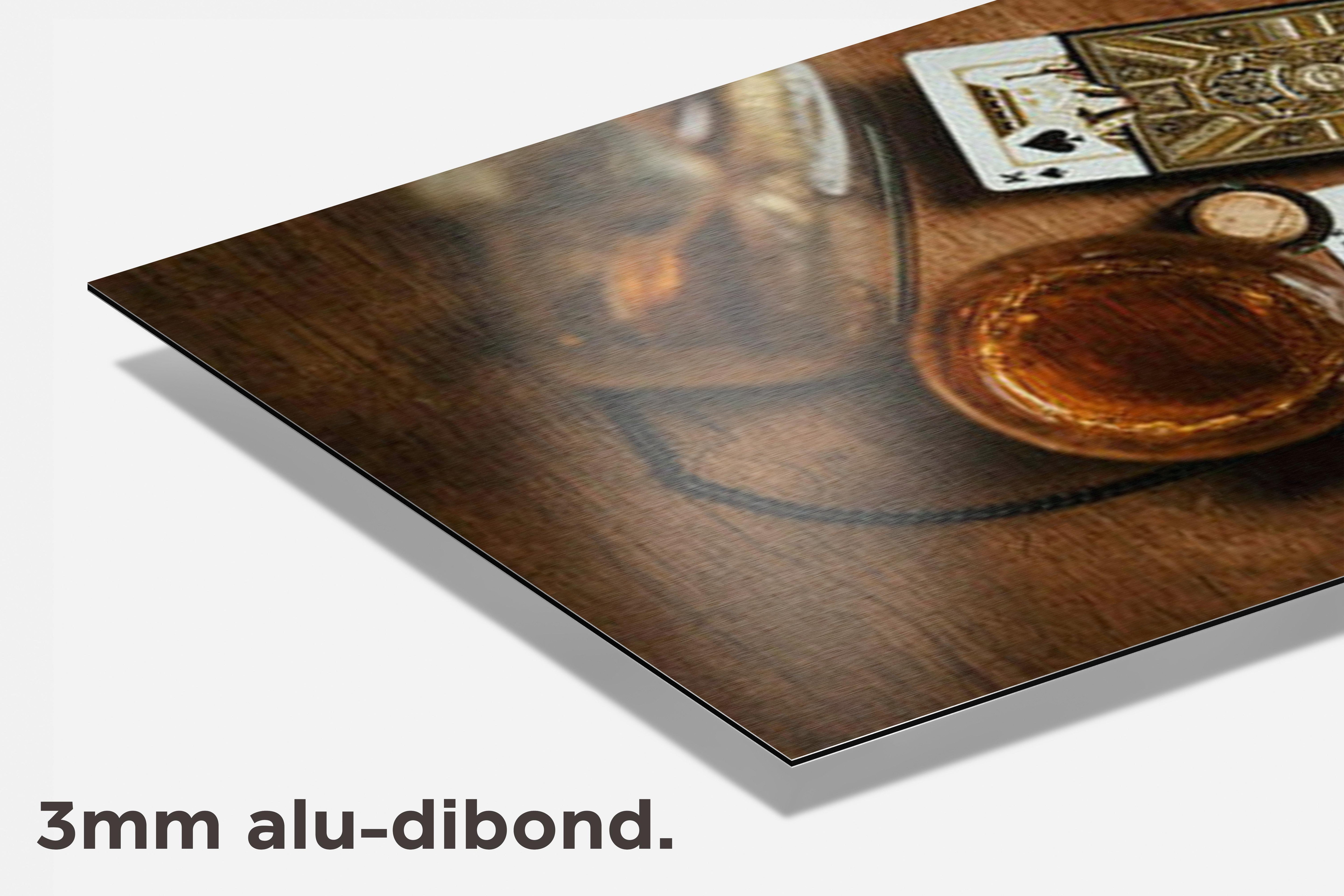 Whisky Kaarten dibond detail