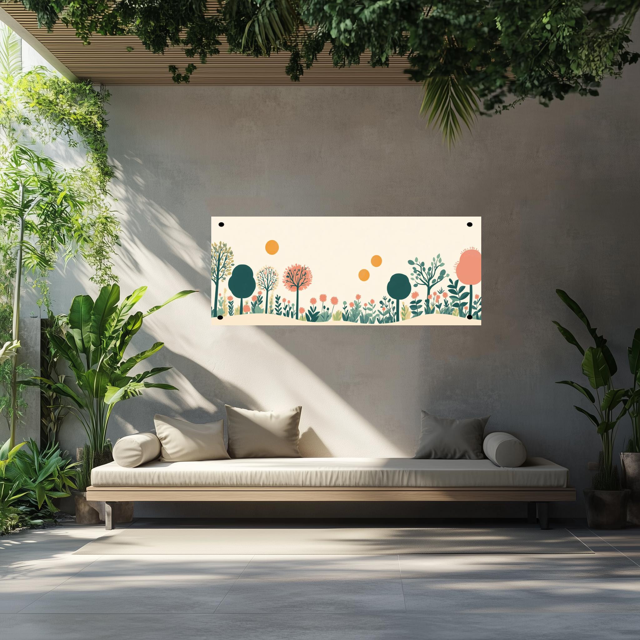 Tuinposter Natuur Pastel sfeerbeeld 2