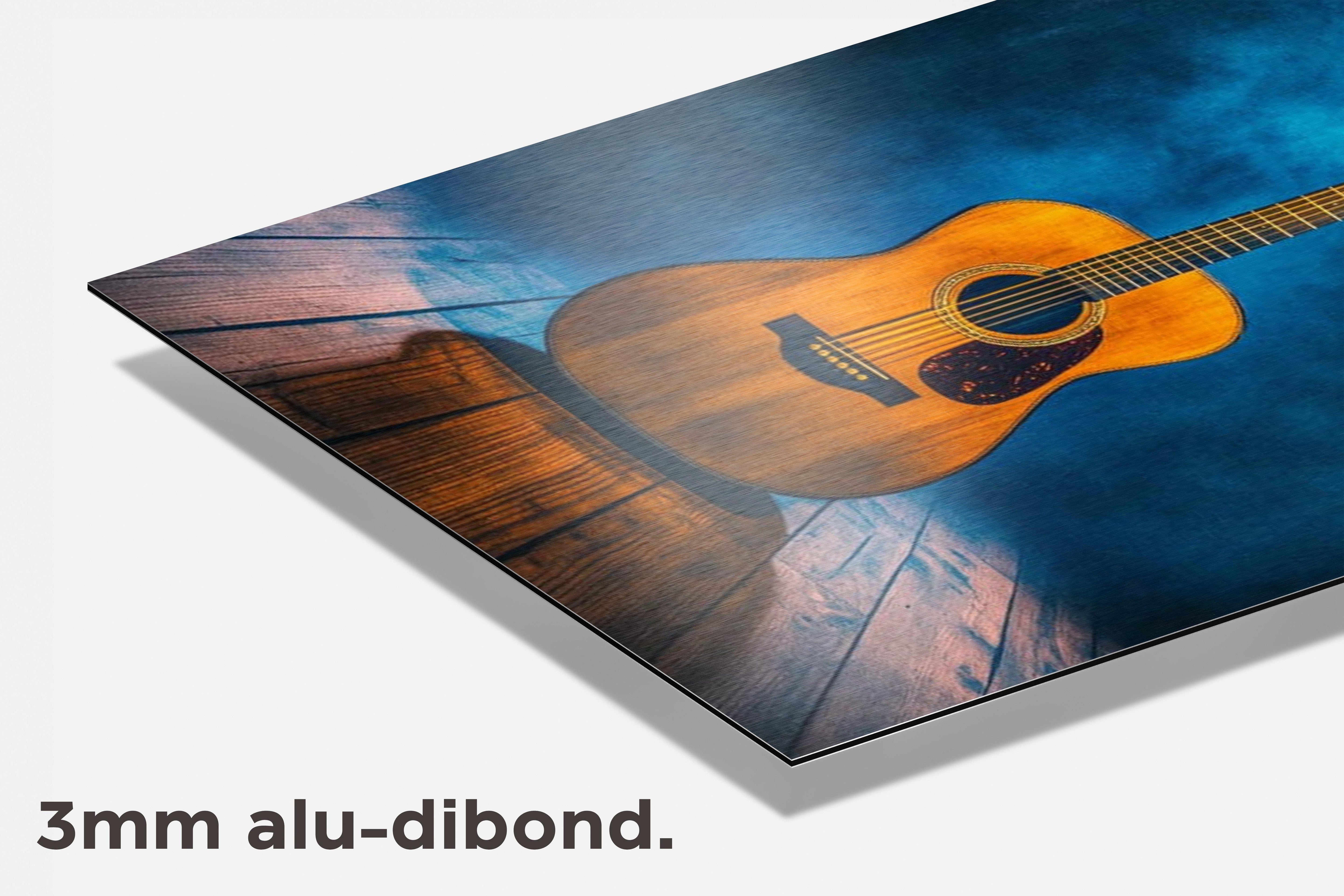 Gitaar dibond detail