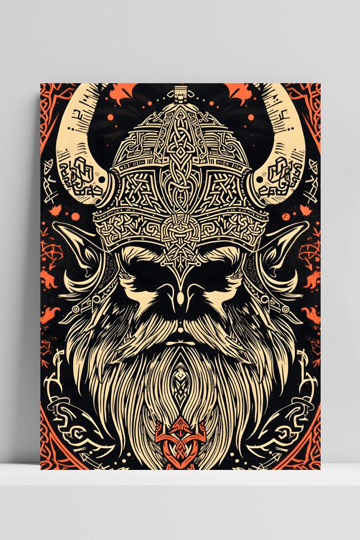 Viking op 3mm aluminium dibond