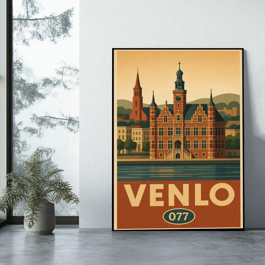 Venlo Text Vintage poster sfeerbeeld 1