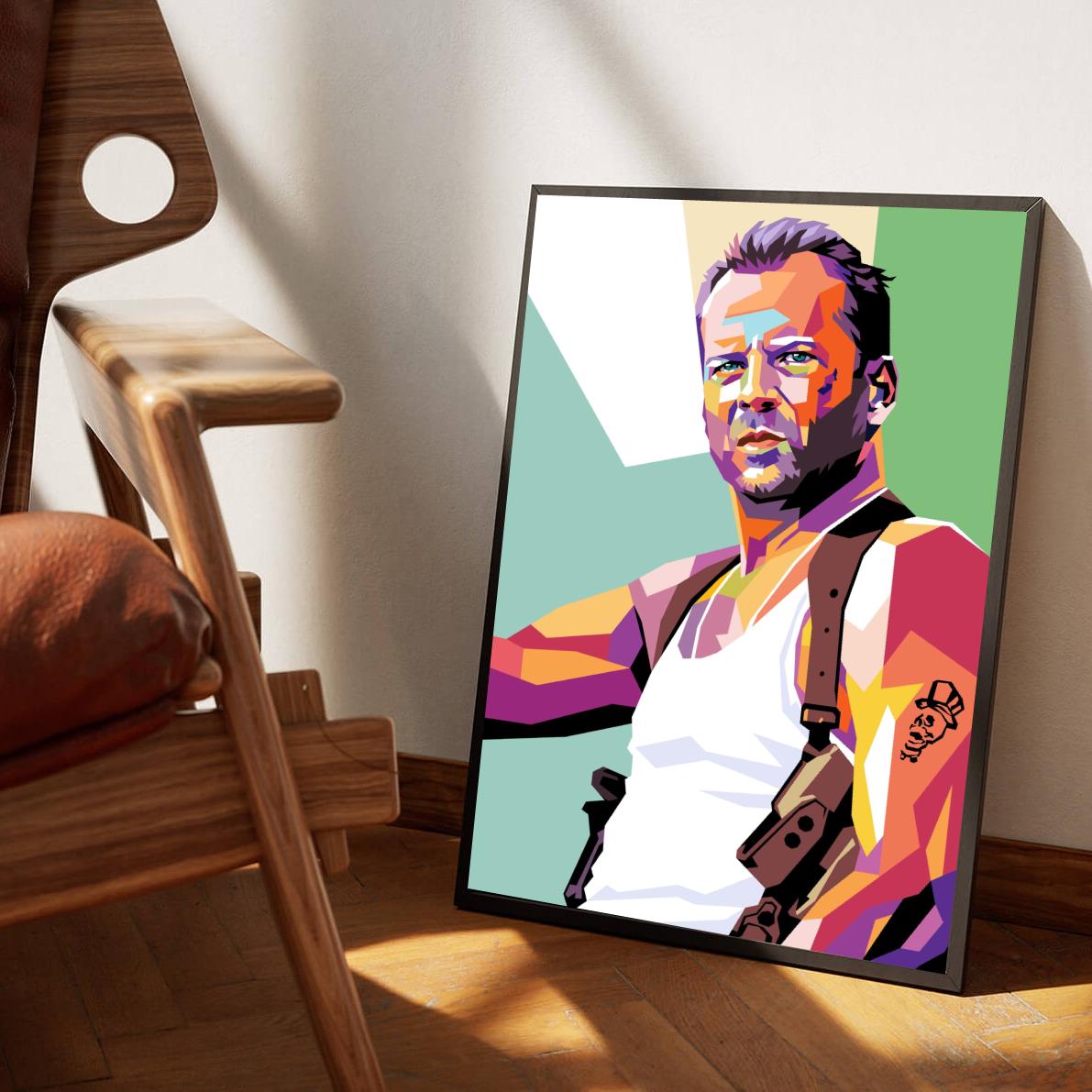 Bruce Willis Die Hard poster sfeerbeeld 1