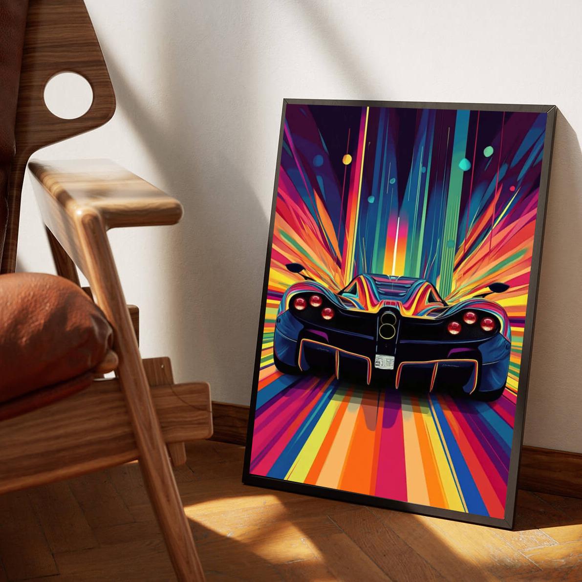 Sports Car Rear poster van 25 Artstreet