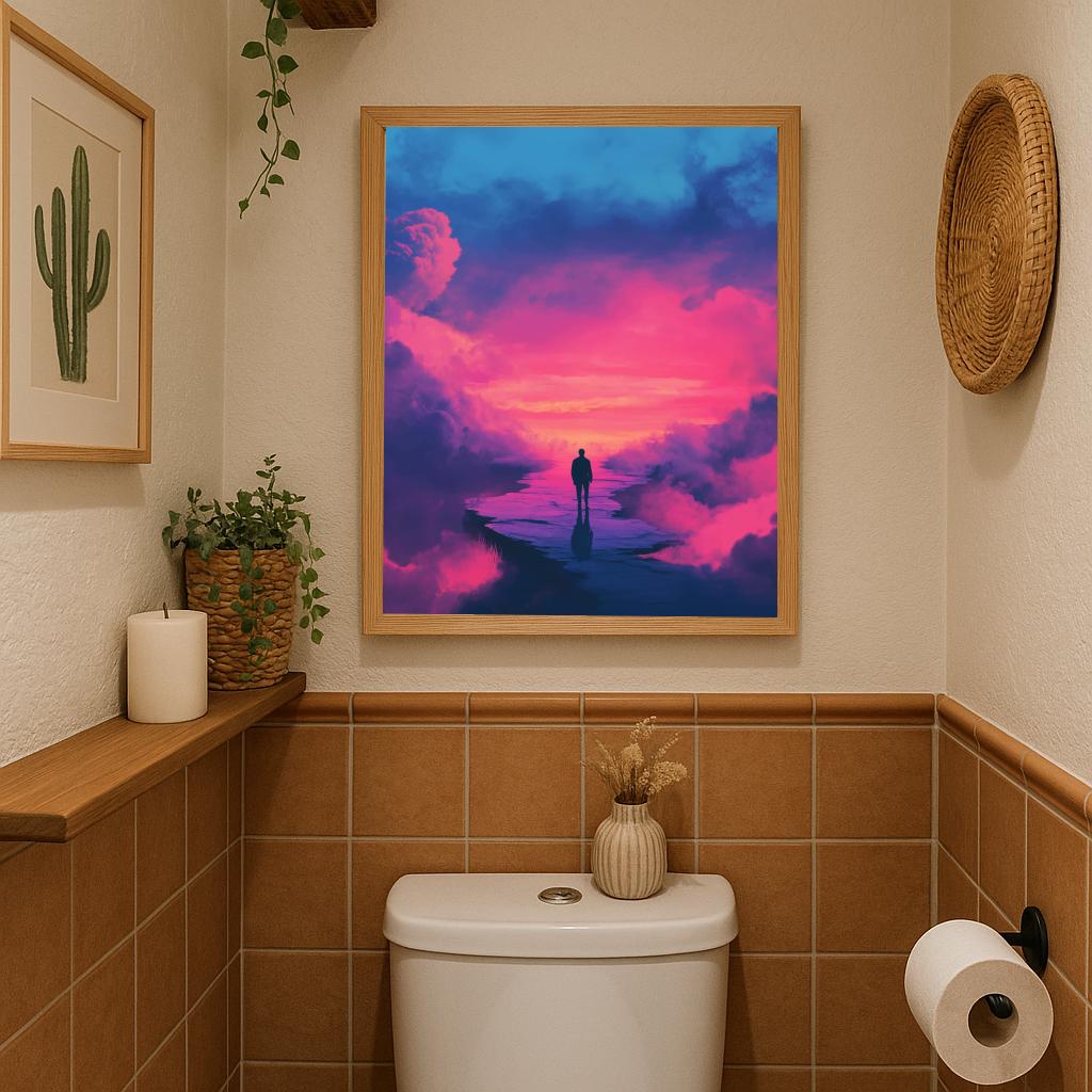 Man Fantasy Minimalist poster sfeerbeeld 2