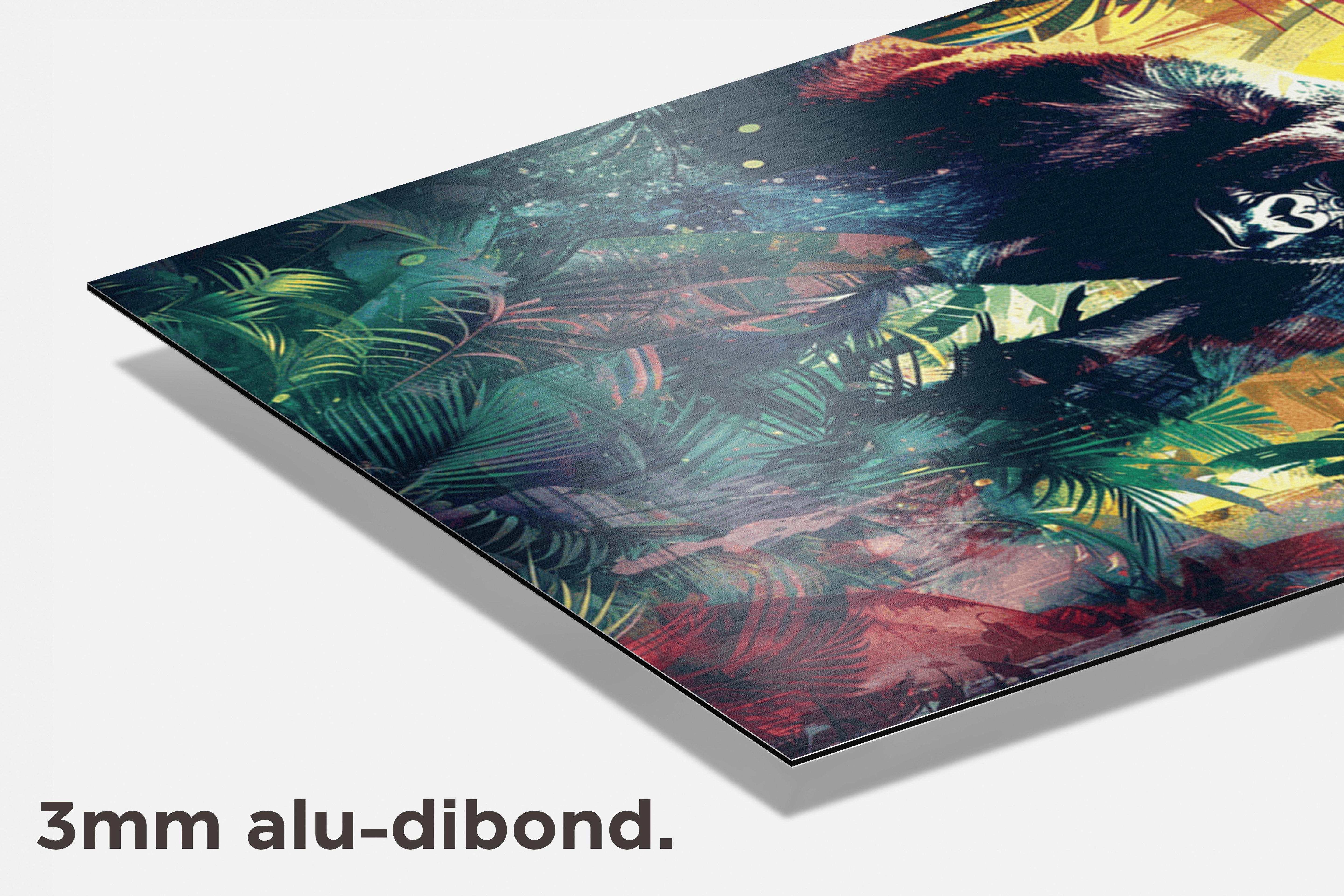 Gorilla dibond detail