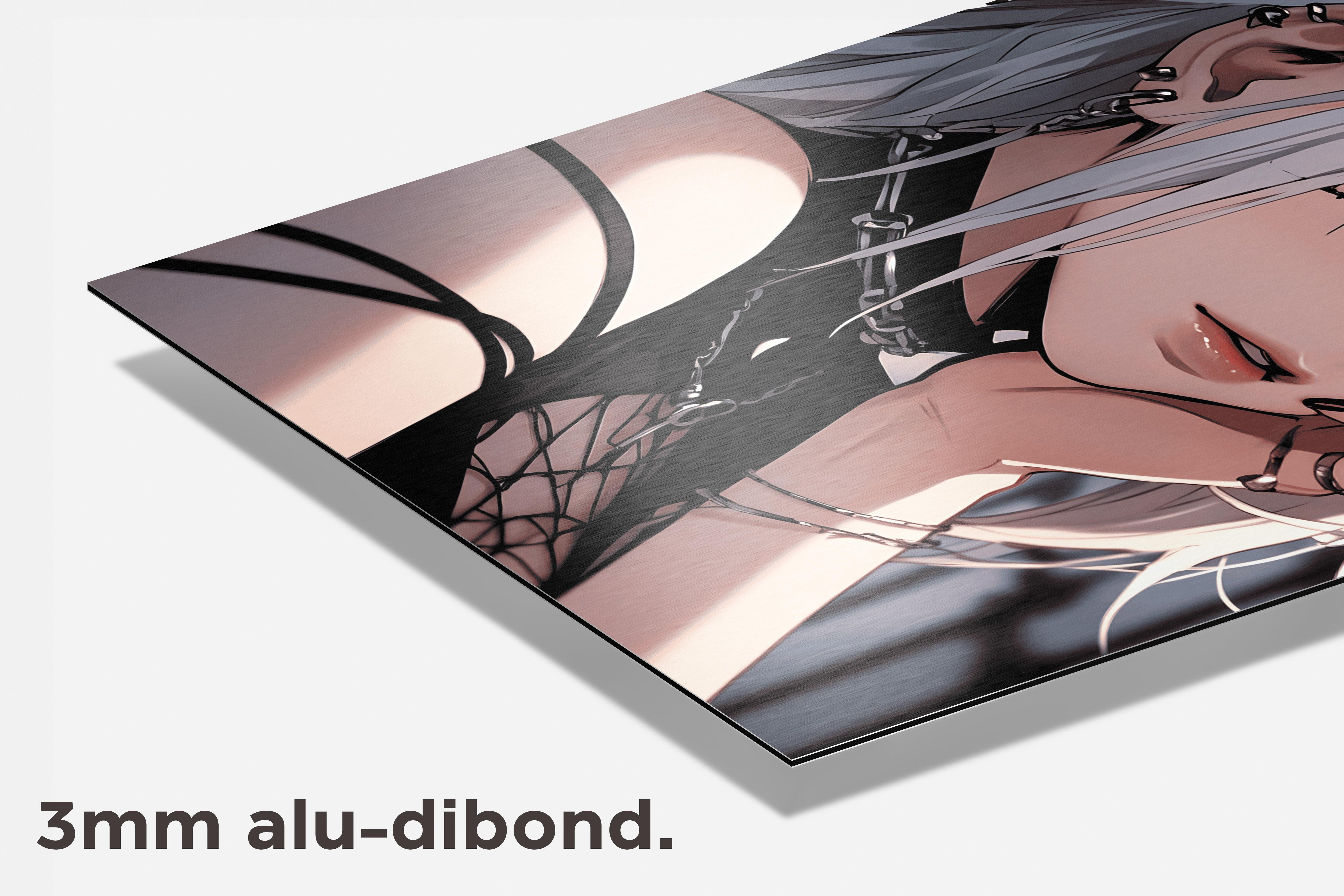 Punk Anime dibond detail