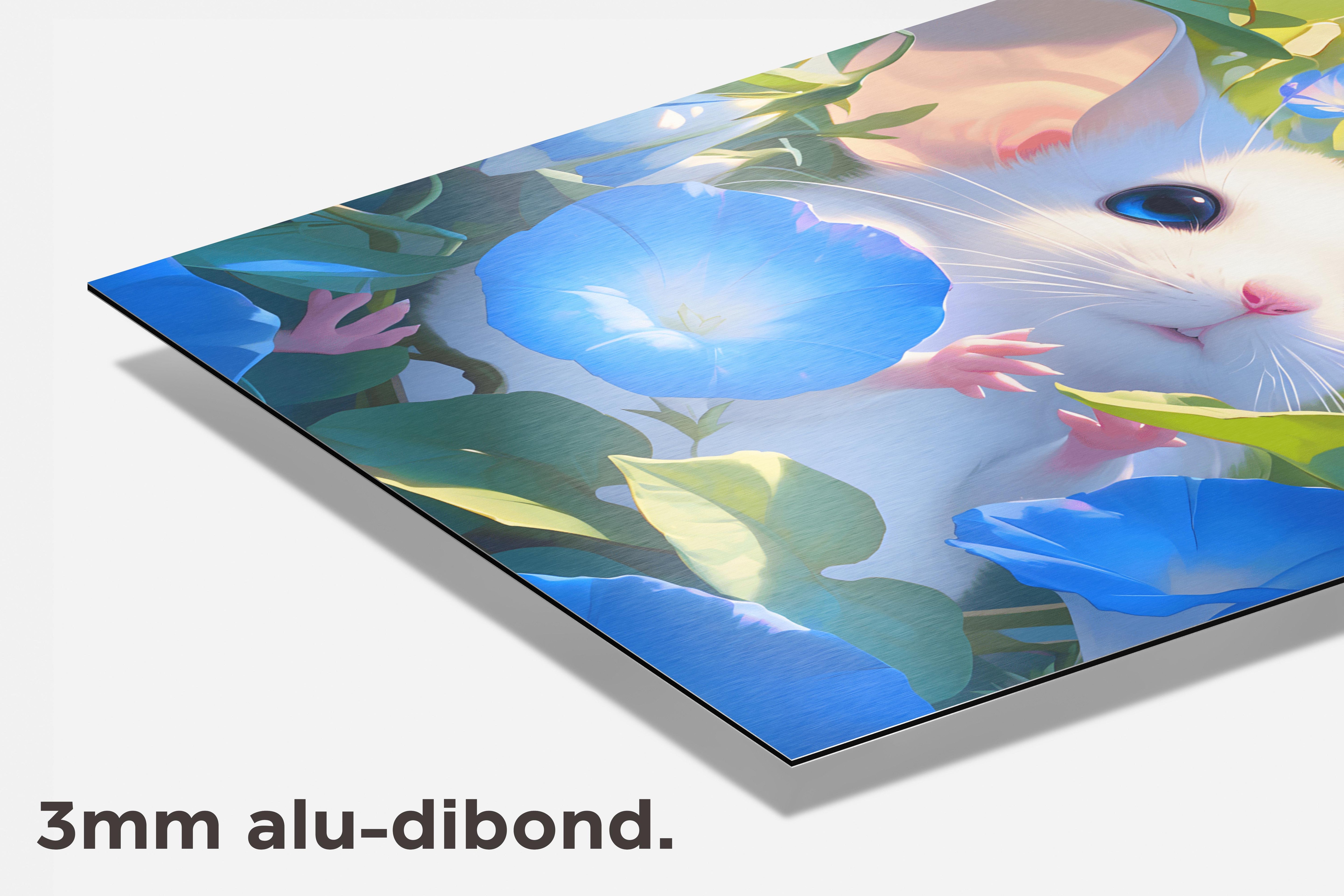 Bloemen Muis dibond detail