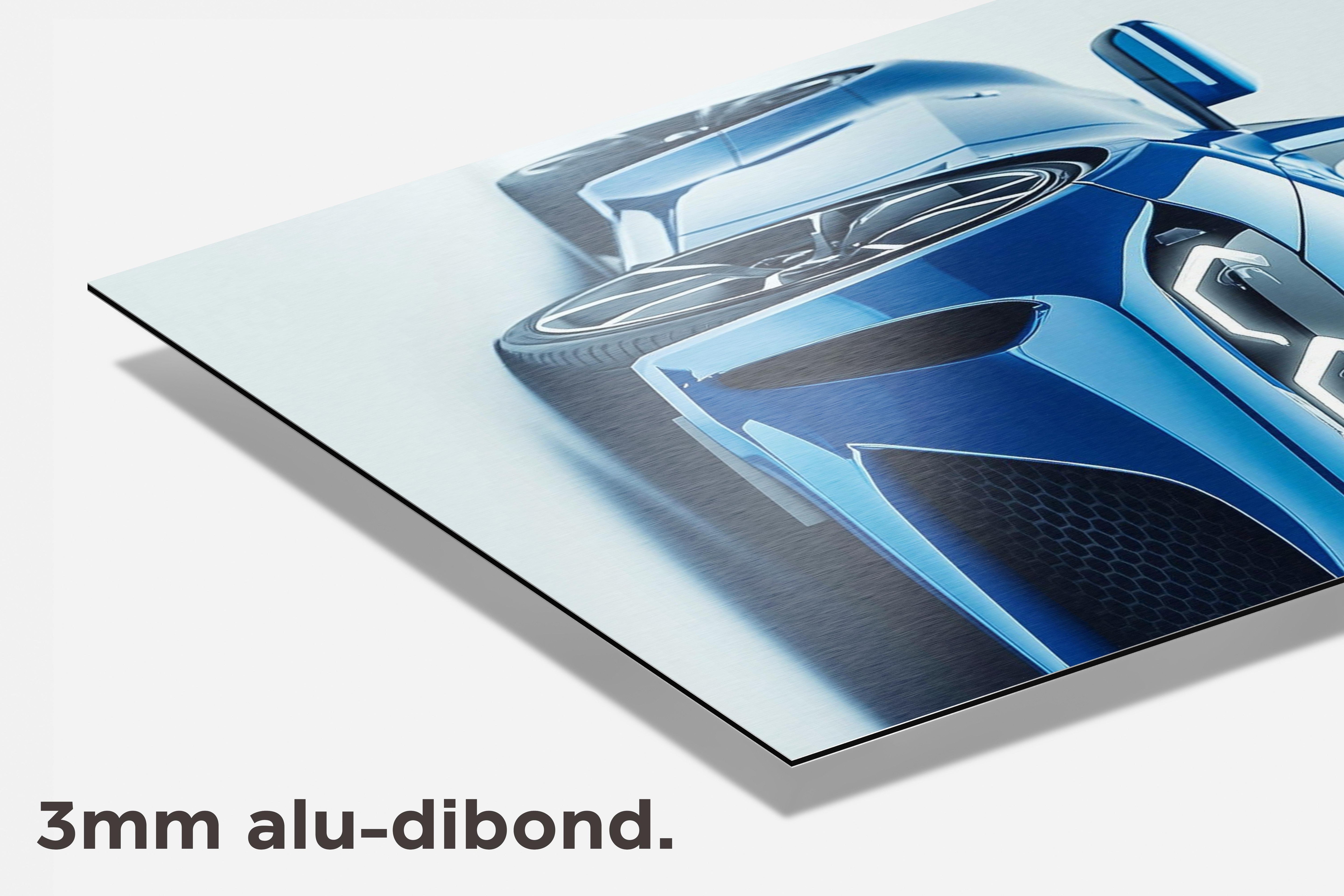 Cabriolet Auto dibond detail