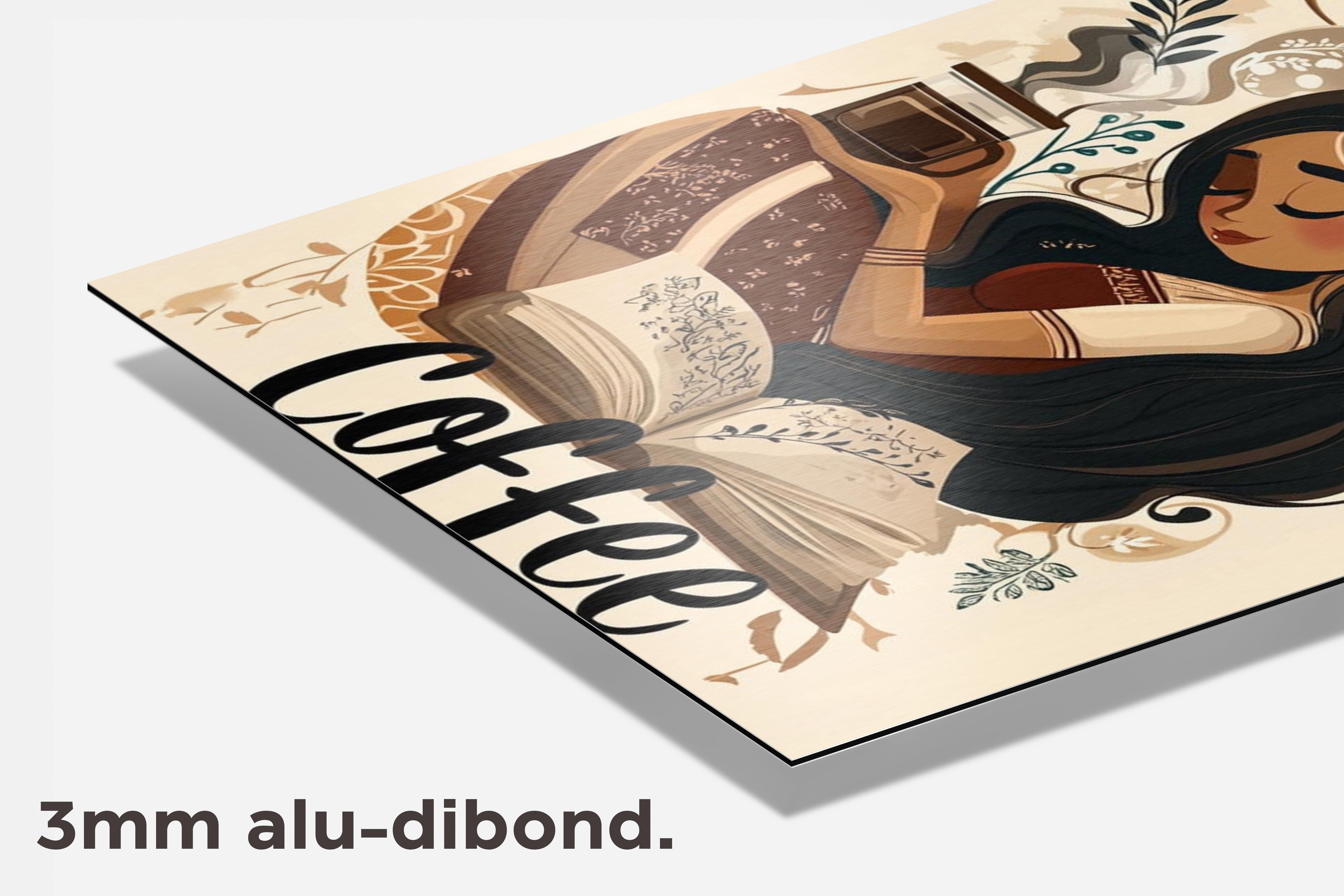 Just a Girl dibond detail