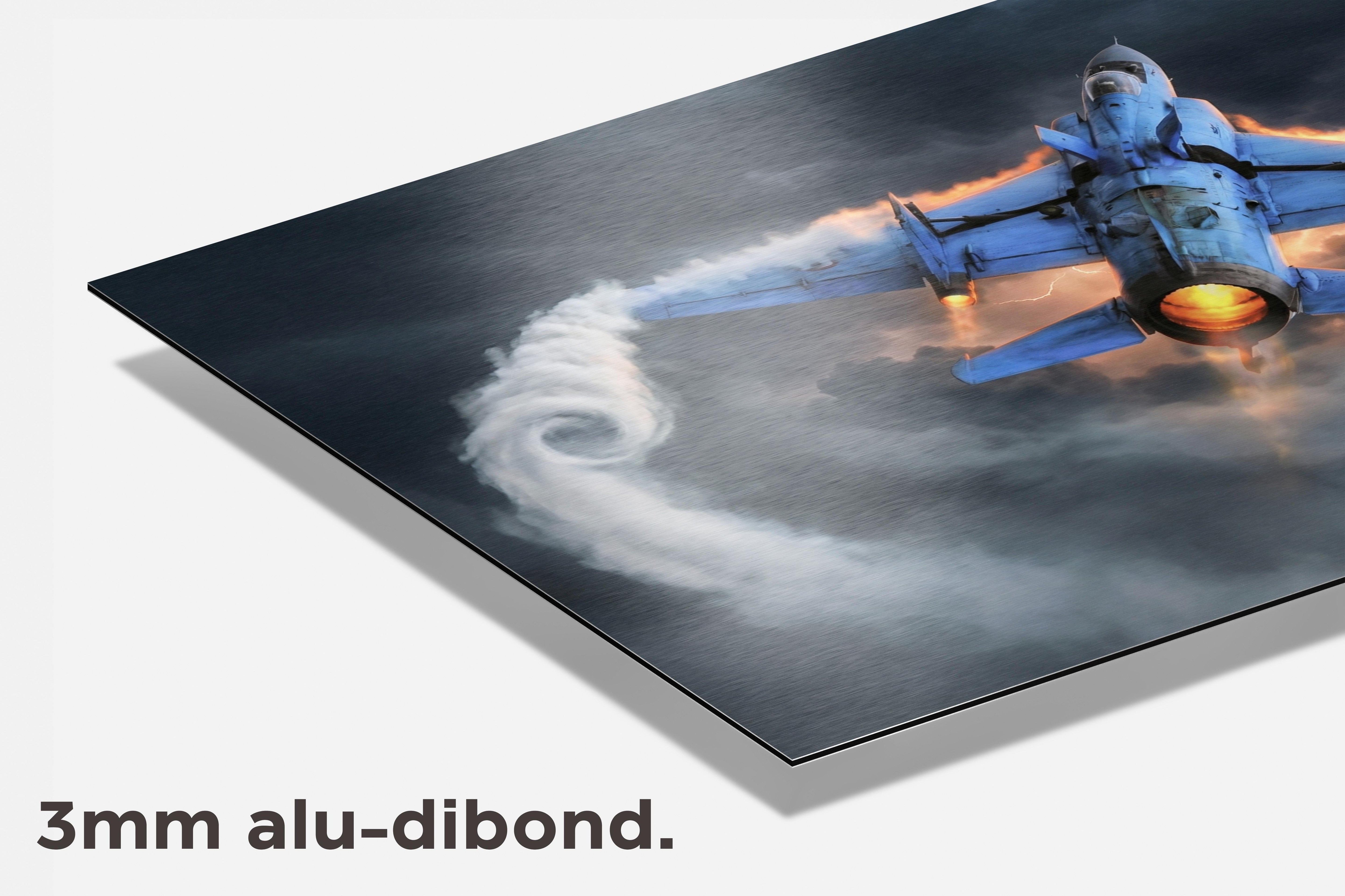 F1 Motor dibond detail