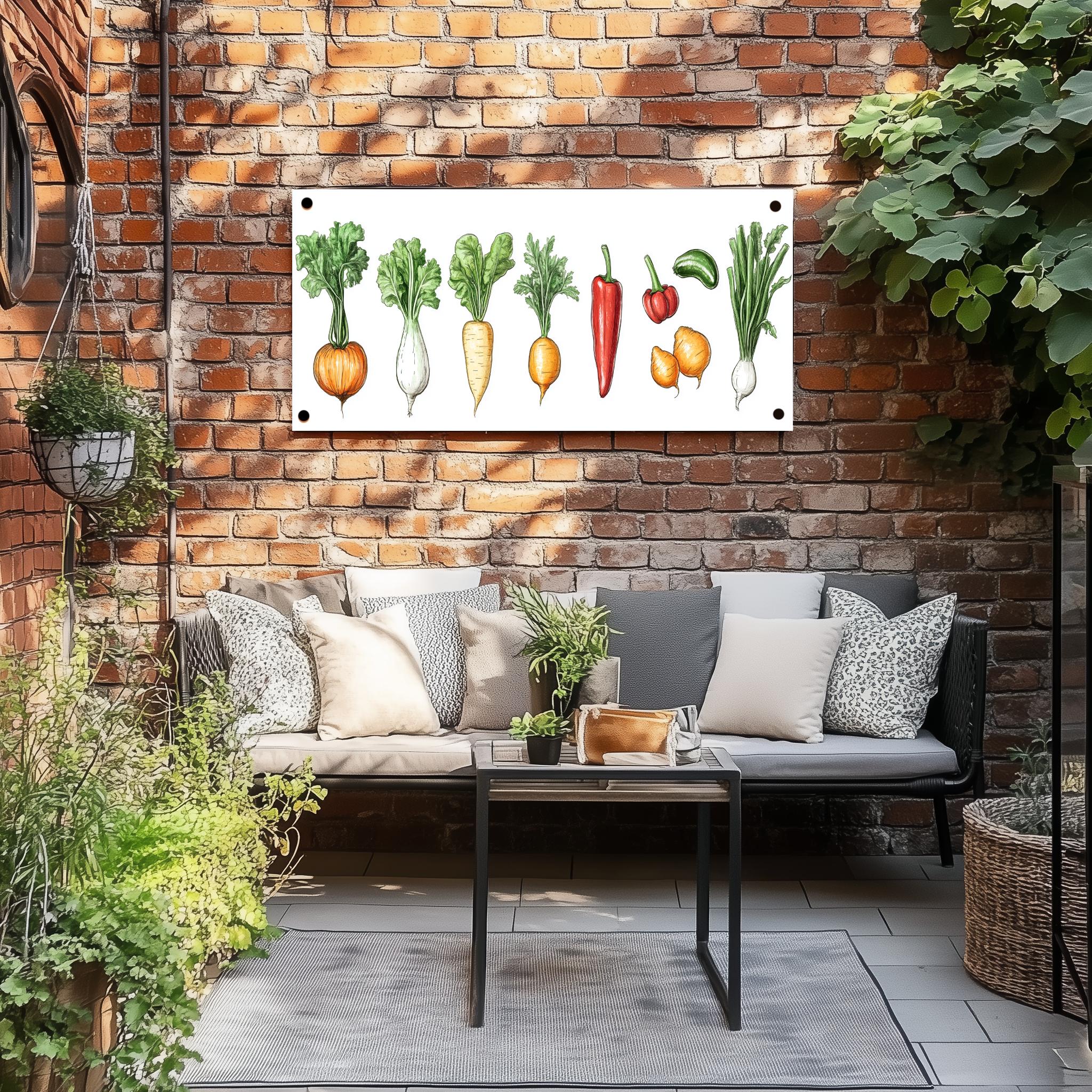 Tuinposter Groenten sfeerbeeld 3