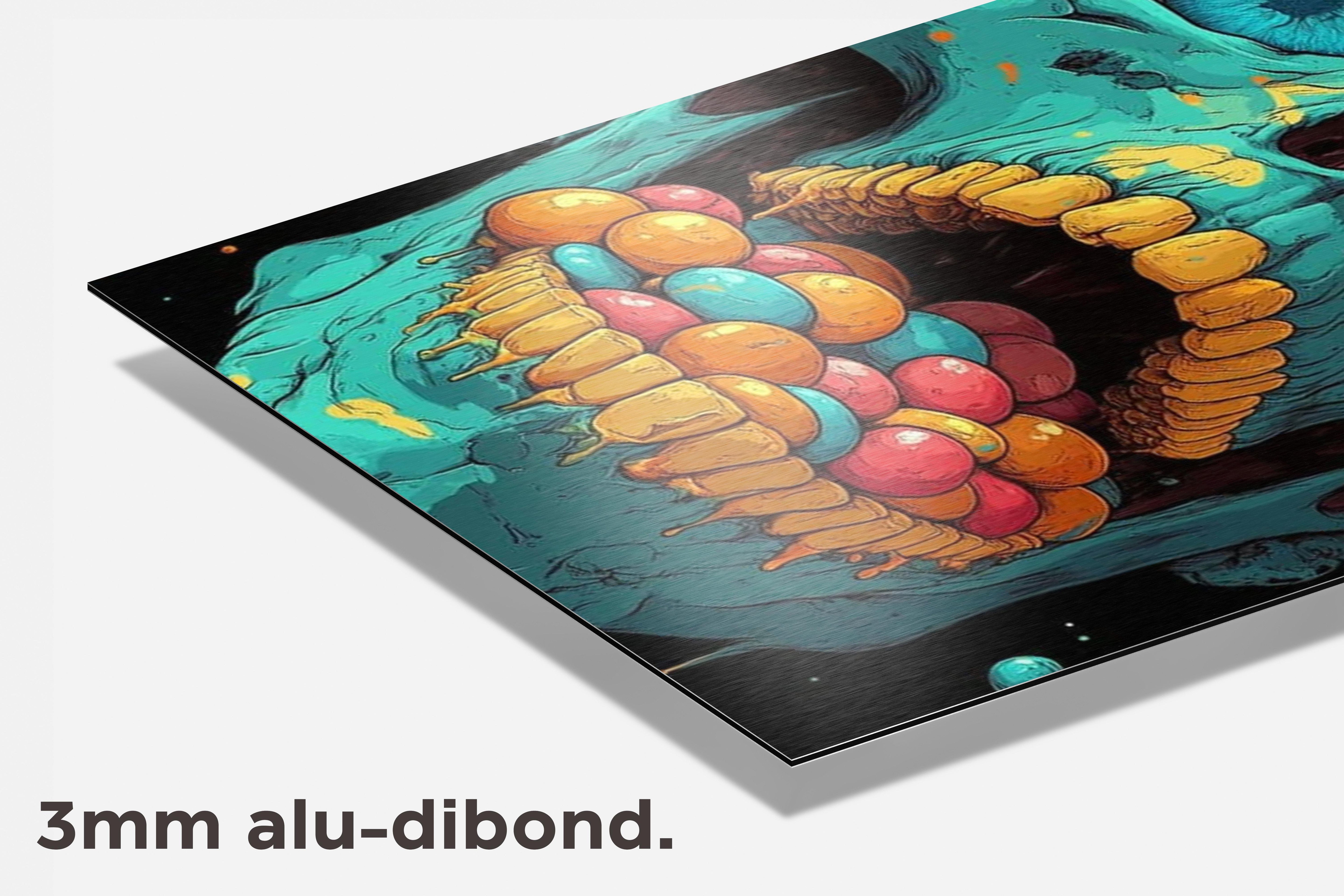 Schedel dibond detail