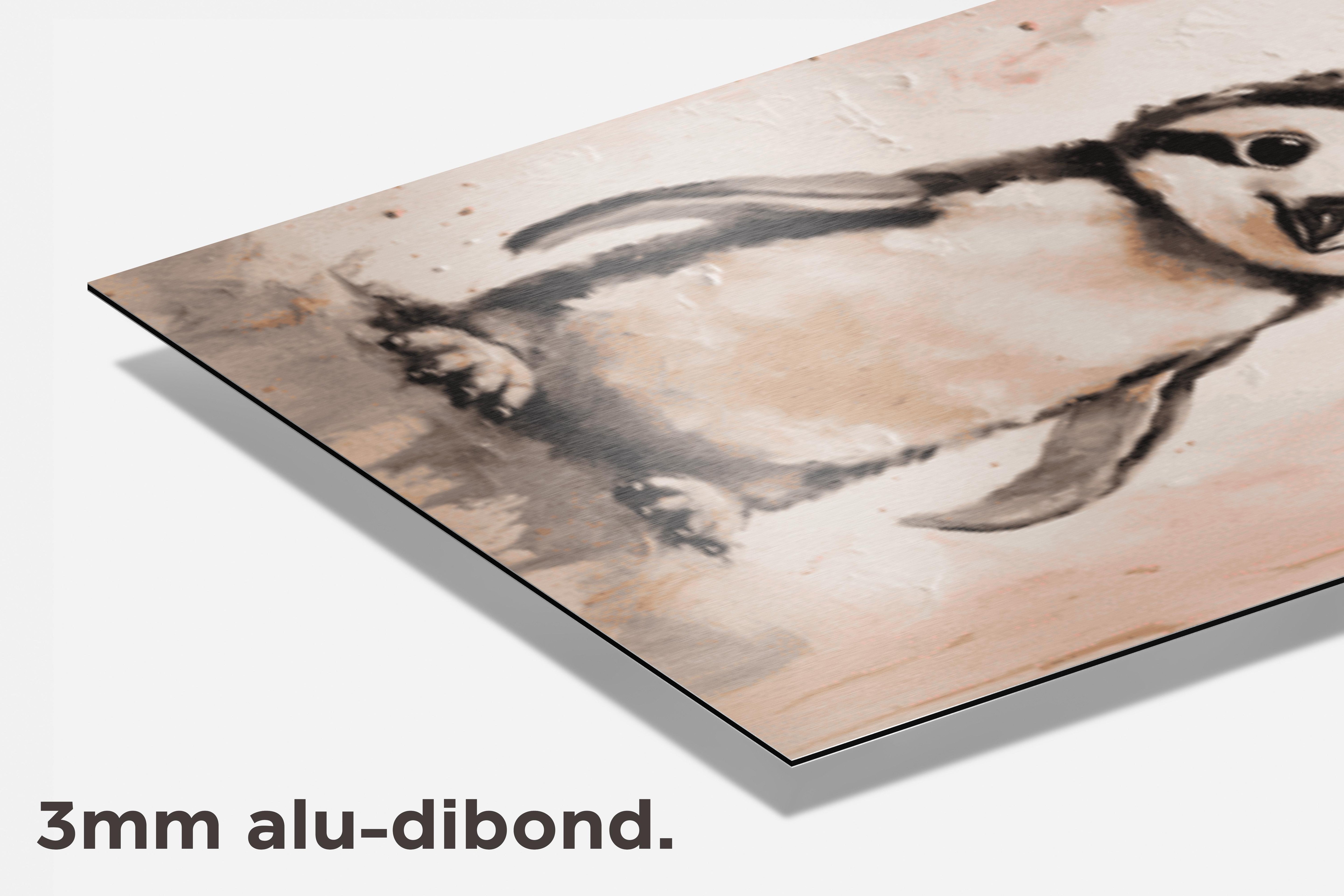 Pinguin Baby dibond detail