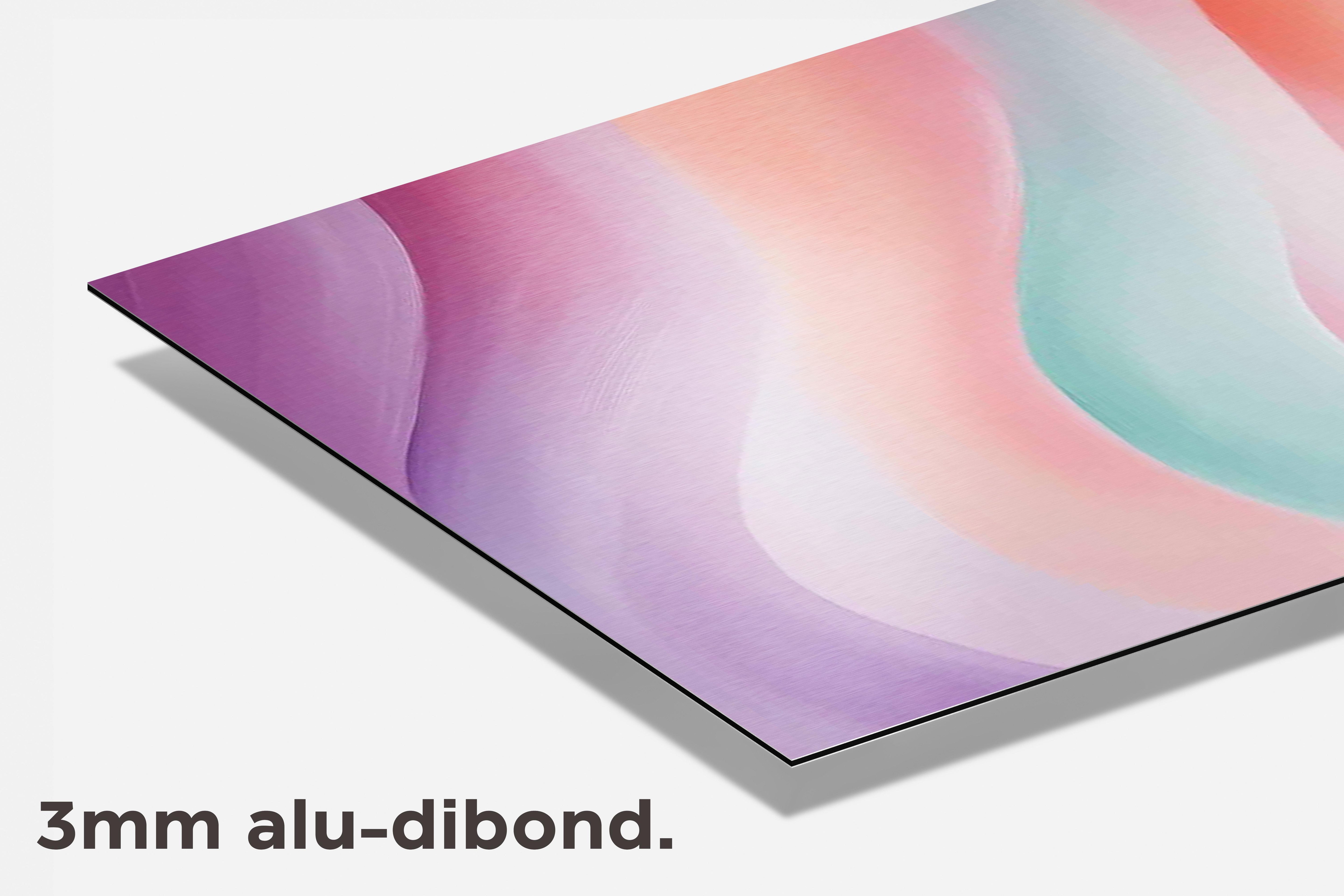 Pastel Golf dibond detail