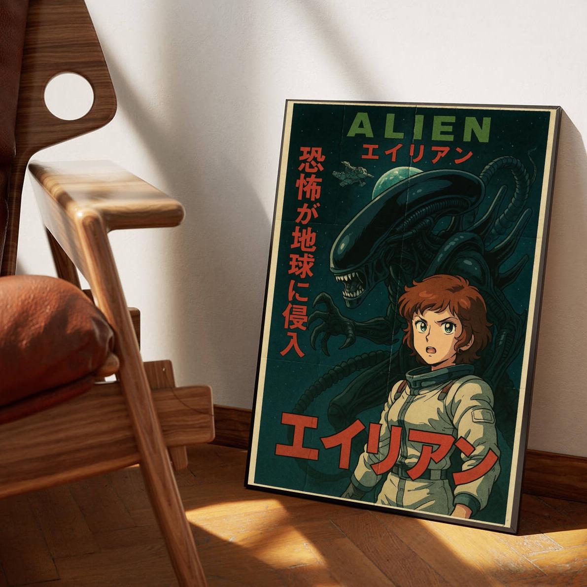 Alien Manga Text poster sfeerbeeld 1