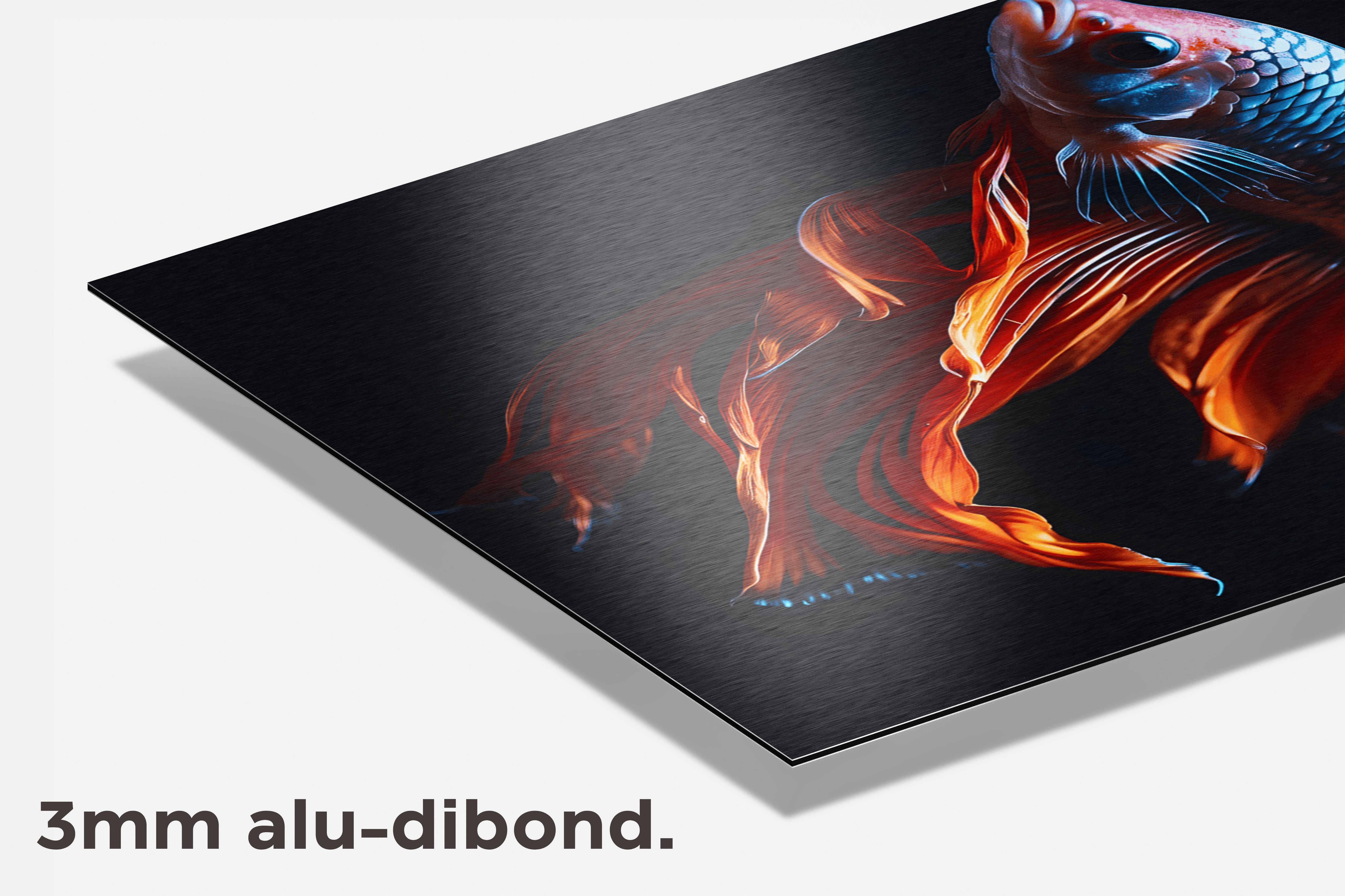 Betta Oranje dibond detail